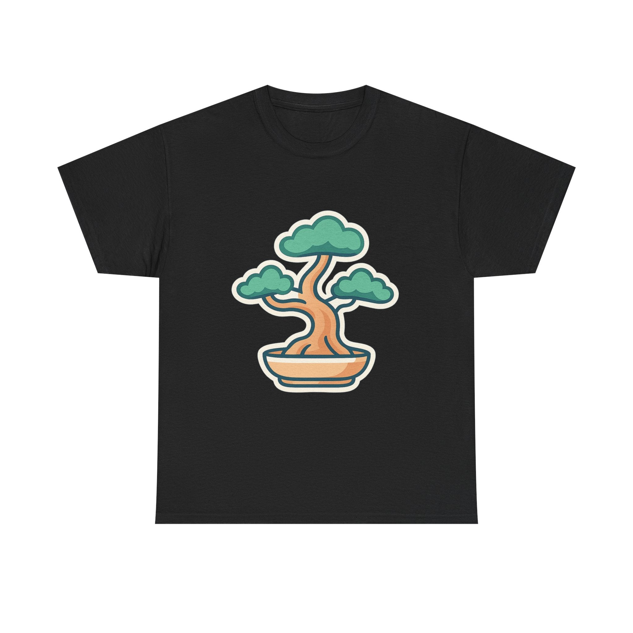 Bonsai Tree Unisex T-Shirt | Minimalist Art Tee for Nature Lovers