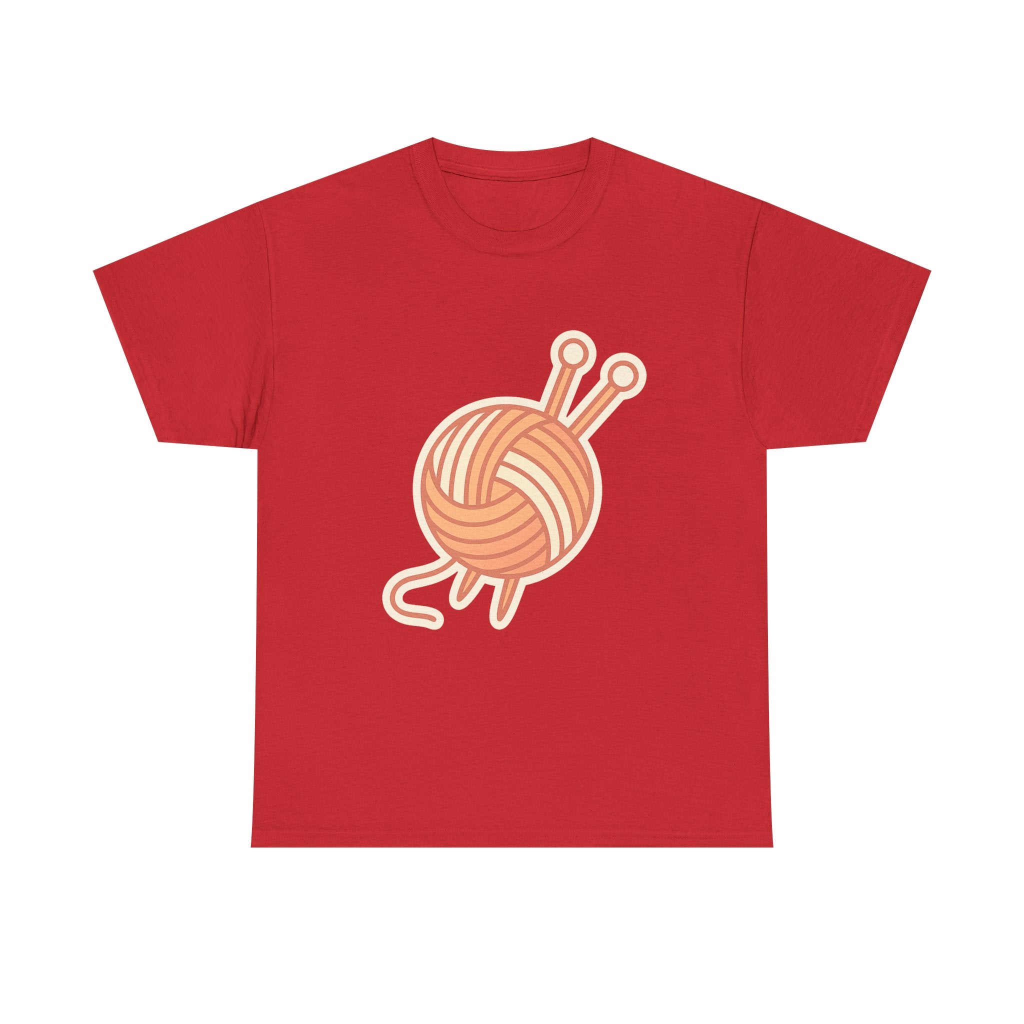 Premium Knitting Yarn Unisex T-Shirt - Soft Cotton Tee for Craft Lovers