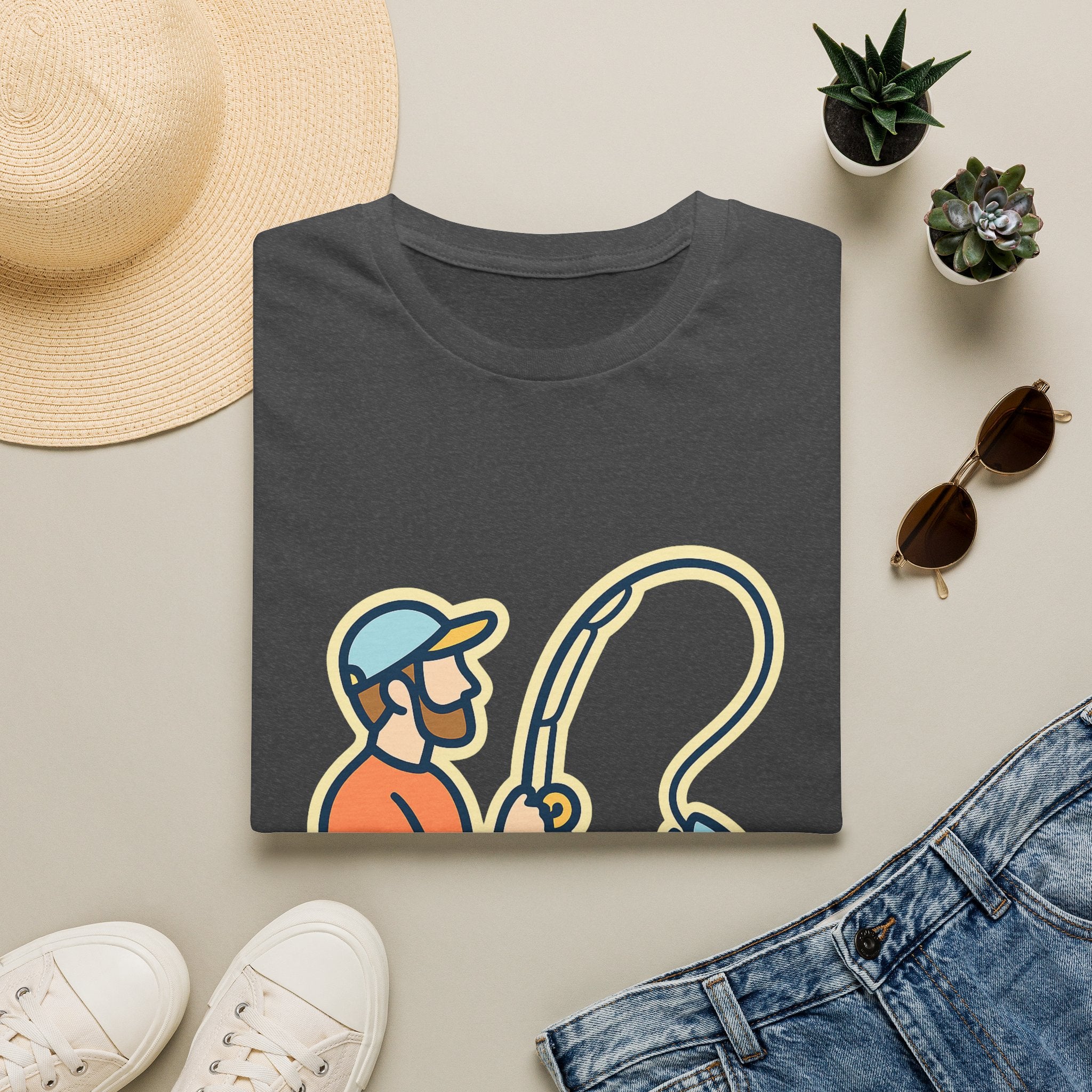 Fishing Life Unisex T-Shirt | Soft Comfort Tee for Anglers & Fishermen
