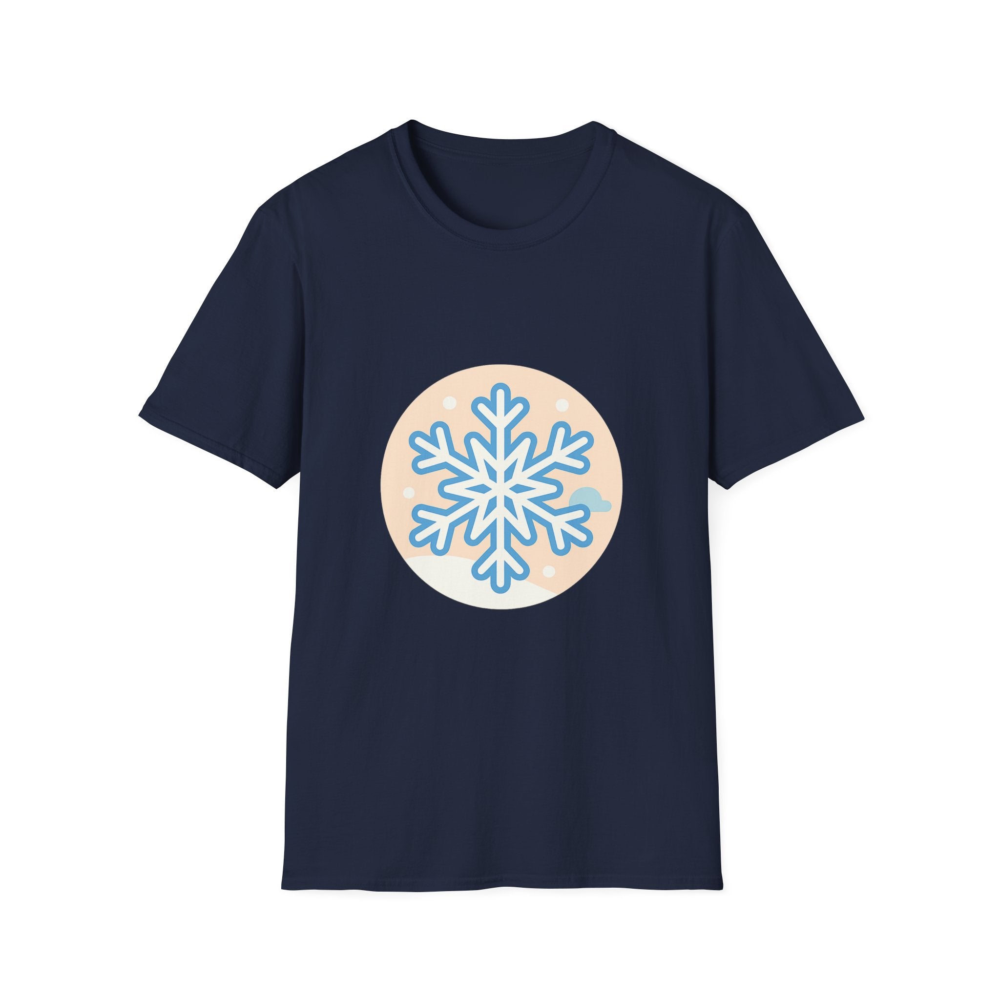 Winter Snowflake Unisex T-Shirt - Perfect Birthday Gift for Husband