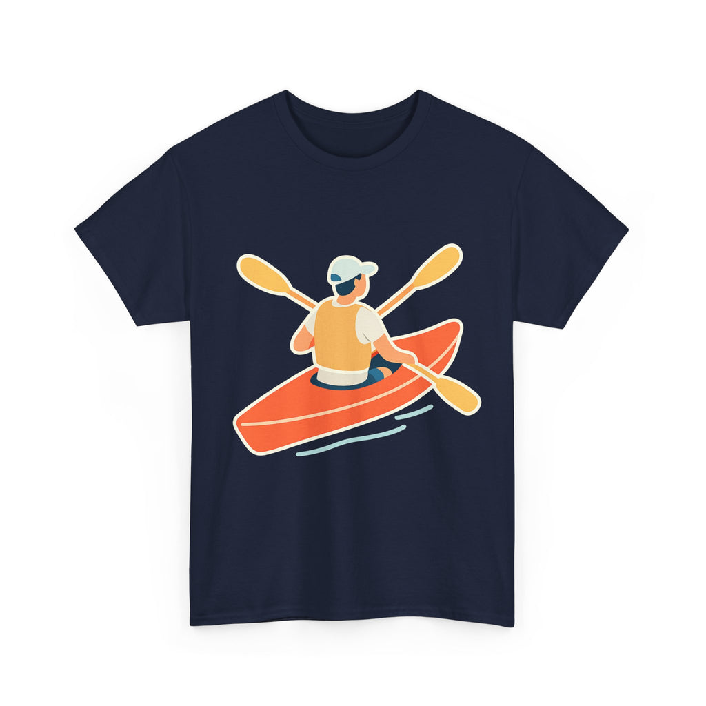 Kayaking Paddling Adventure Unisex T-Shirt - Soft Comfort Cotton Tee