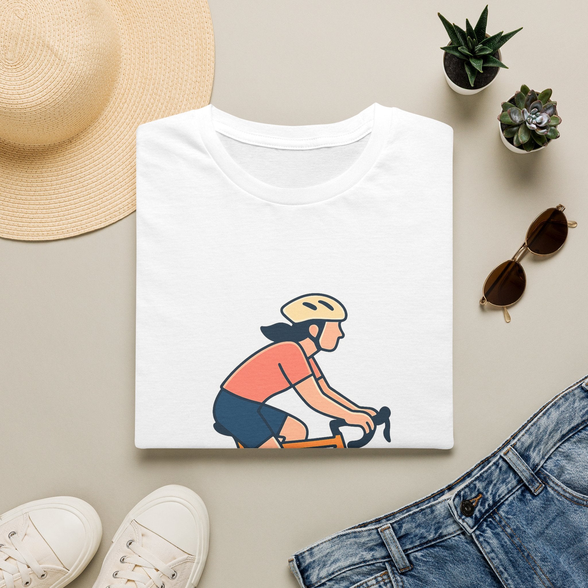 Cycling Life Unisex T-Shirt | Comfortable Eco-Friendly Tee for Bike Lovers