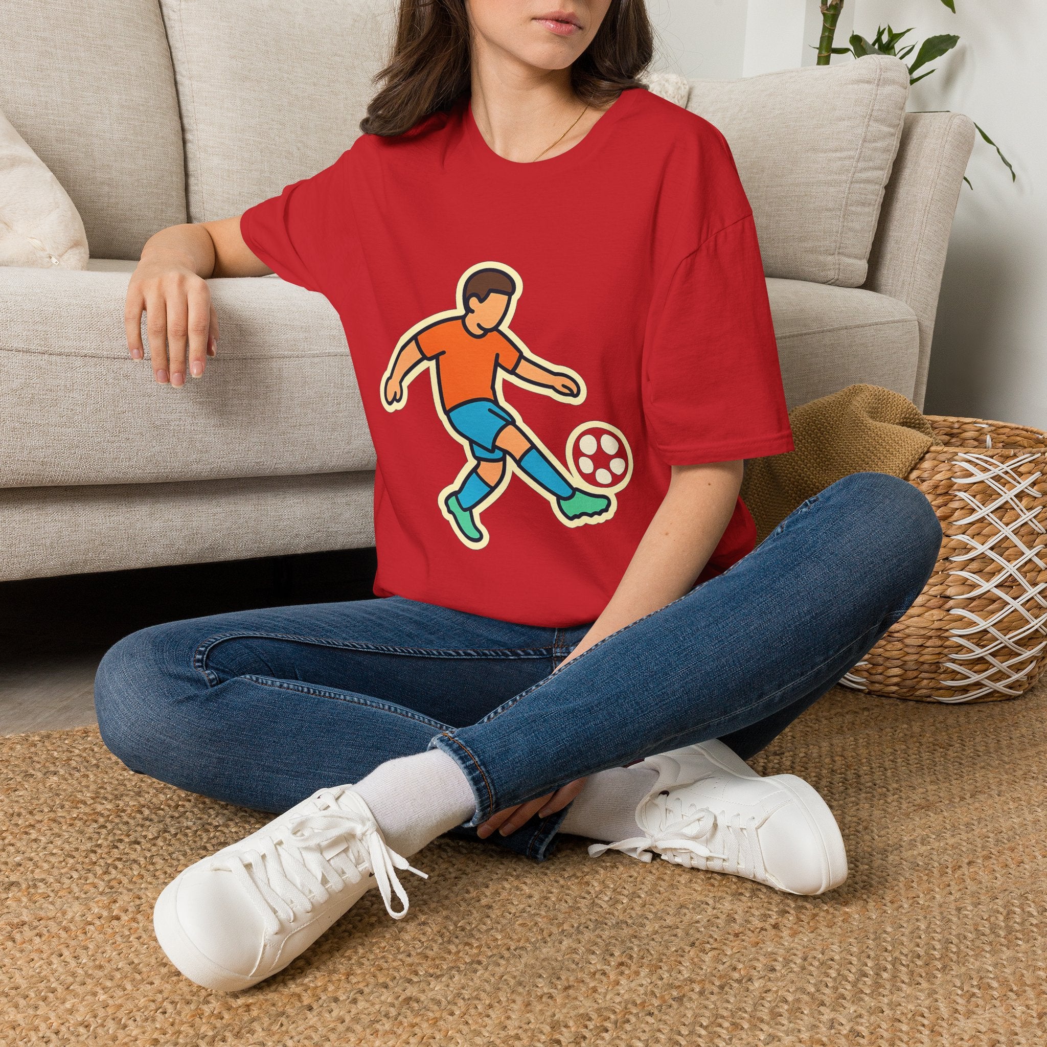 Premium Unisex Soccer Football T-Shirt | Soft Comfortable Tee for Fans