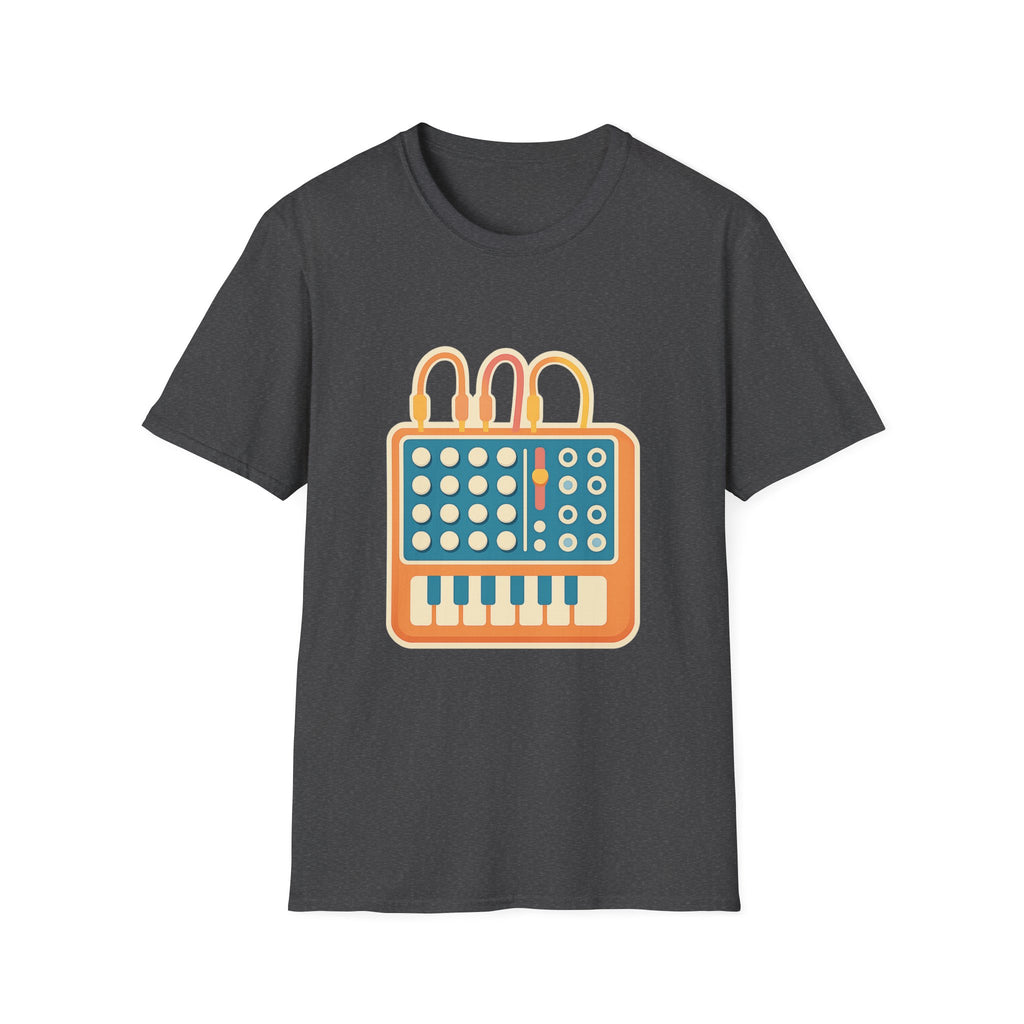 Modular Synthesis t-shirt with synthesizer modular design – gift for synth enthusiasts