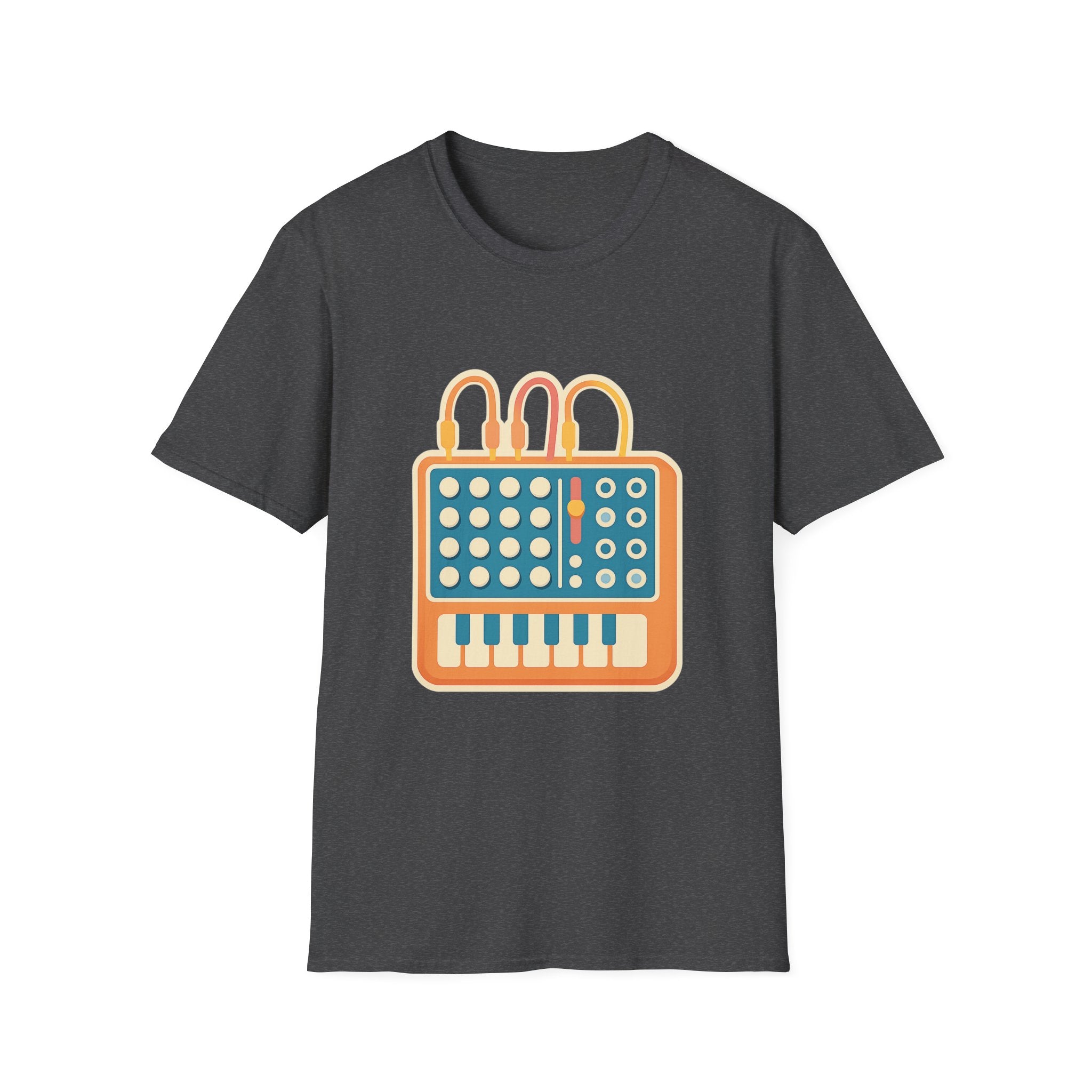 Modular Synthesis t-shirt with synthesizer modular design – gift for synth enthusiasts