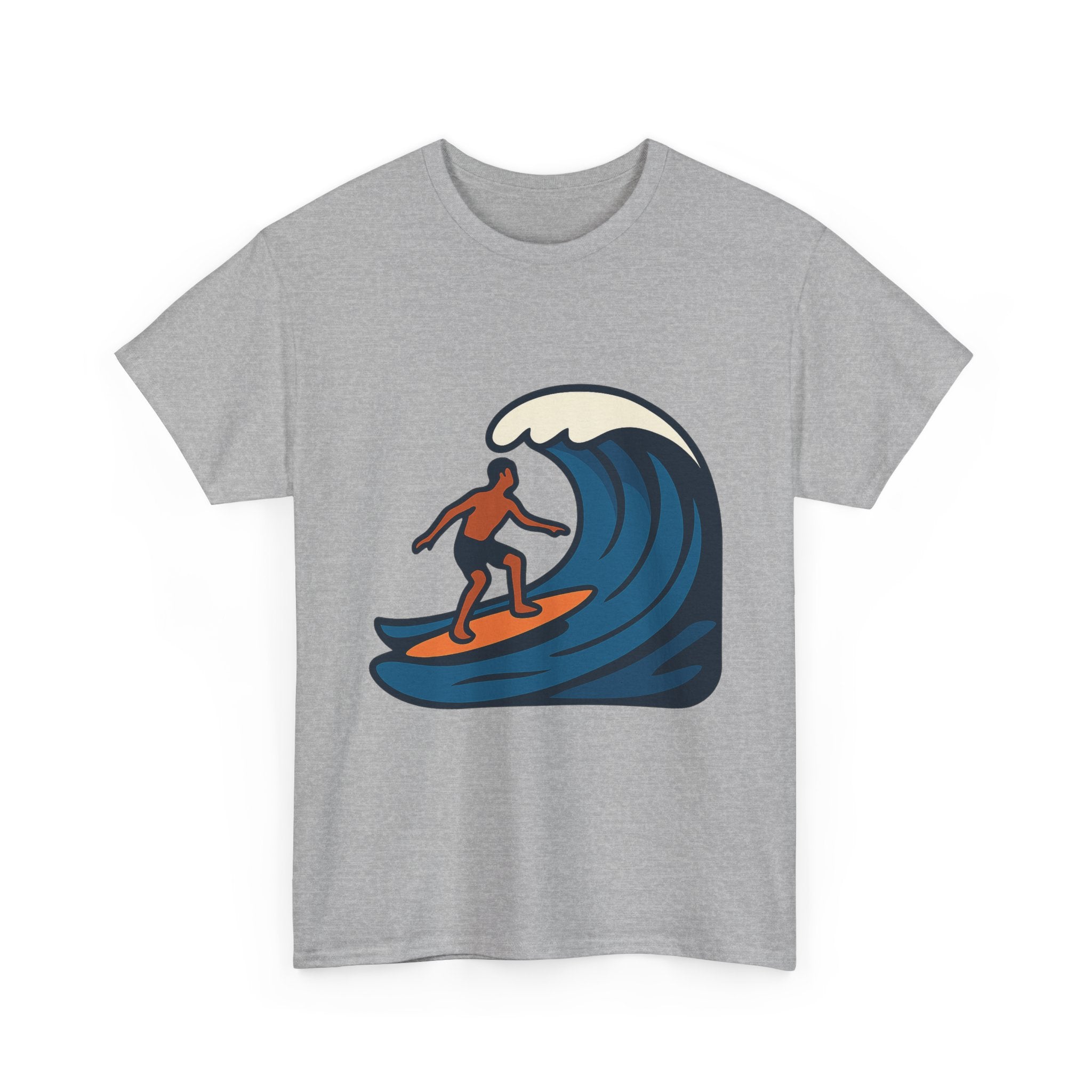 Surf Ocean Waves Unisex T-Shirt | Soft Cotton Tee for Beach Lovers