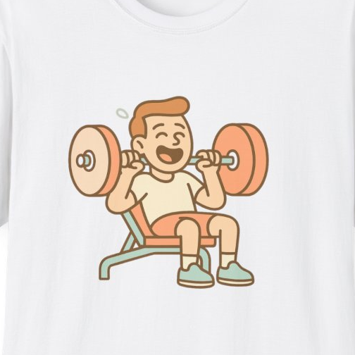 Funny Gym Humor T-Shirt | Unisex Fitness Tee for Gym Lovers