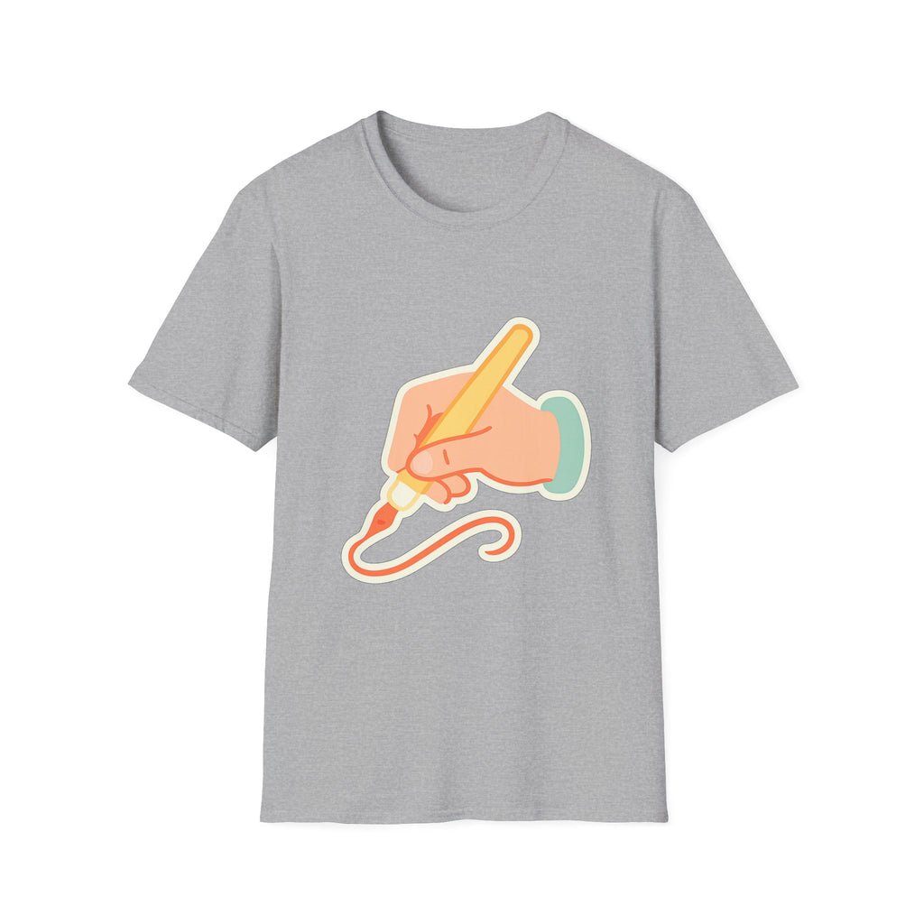 Hand Lettering Calligraphy Graphic T-Shirt