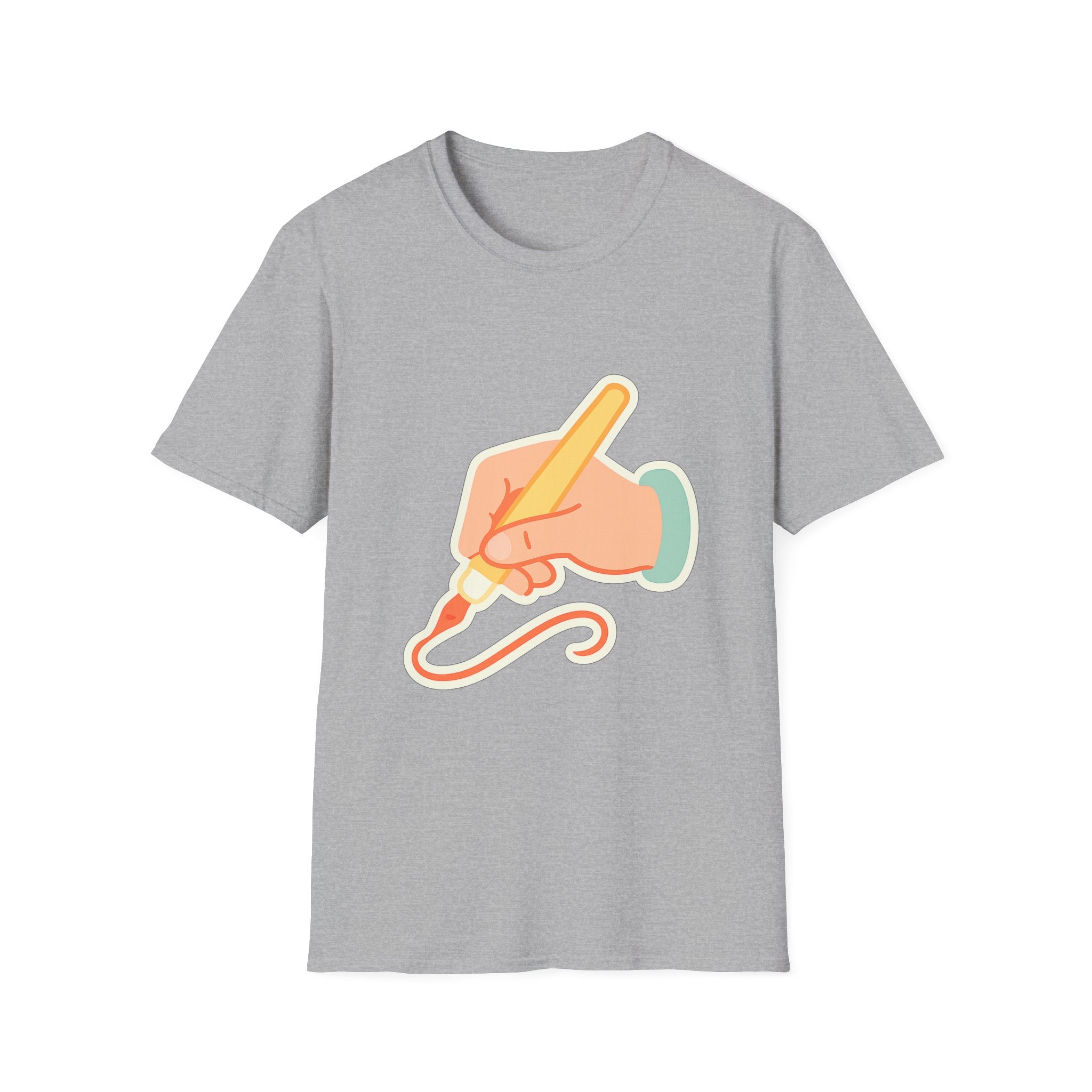 Hand Lettering Calligraphy Graphic T-Shirt