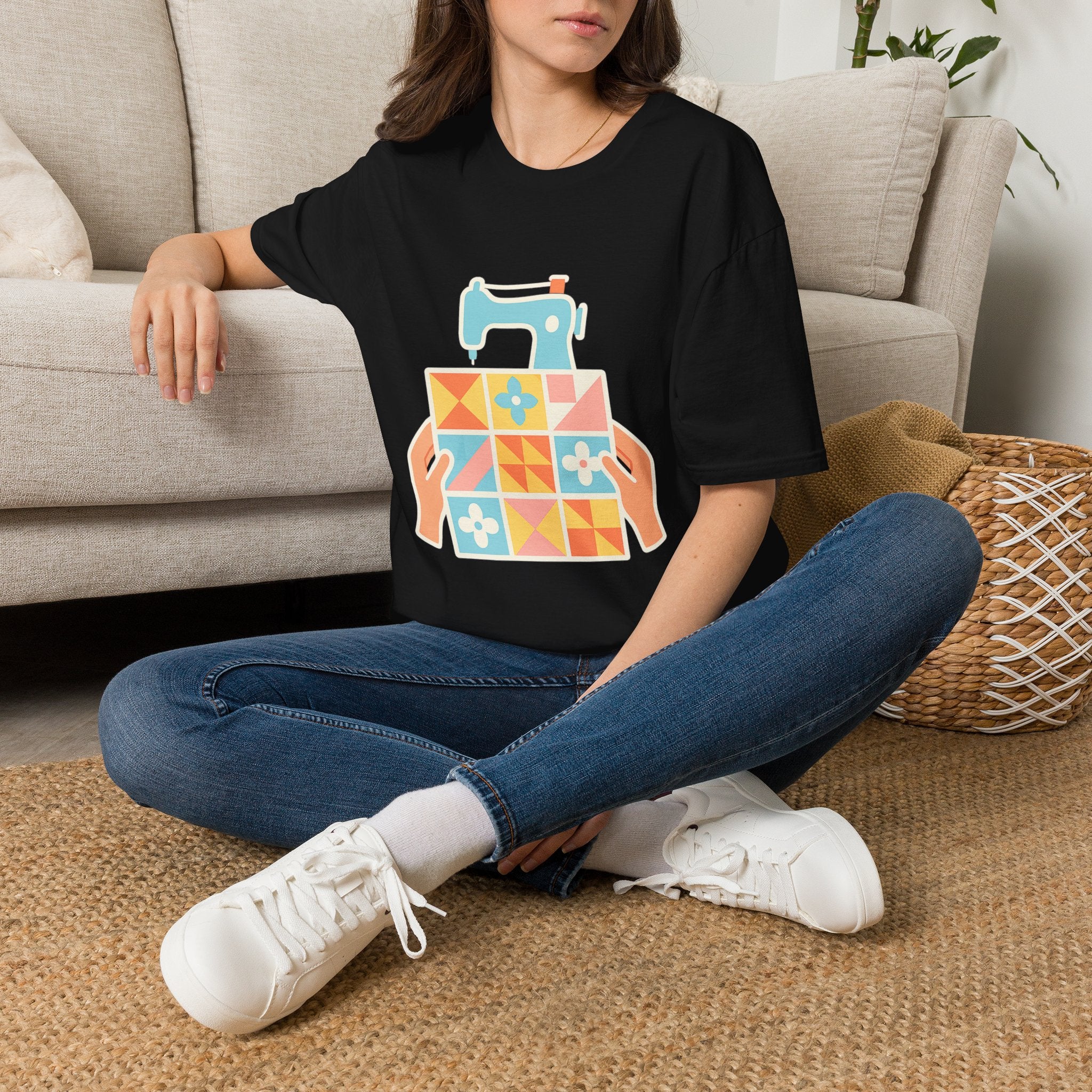 Quilting Unisex T-Shirt | Soft Cotton Tee for Quilters & Fabric Lovers