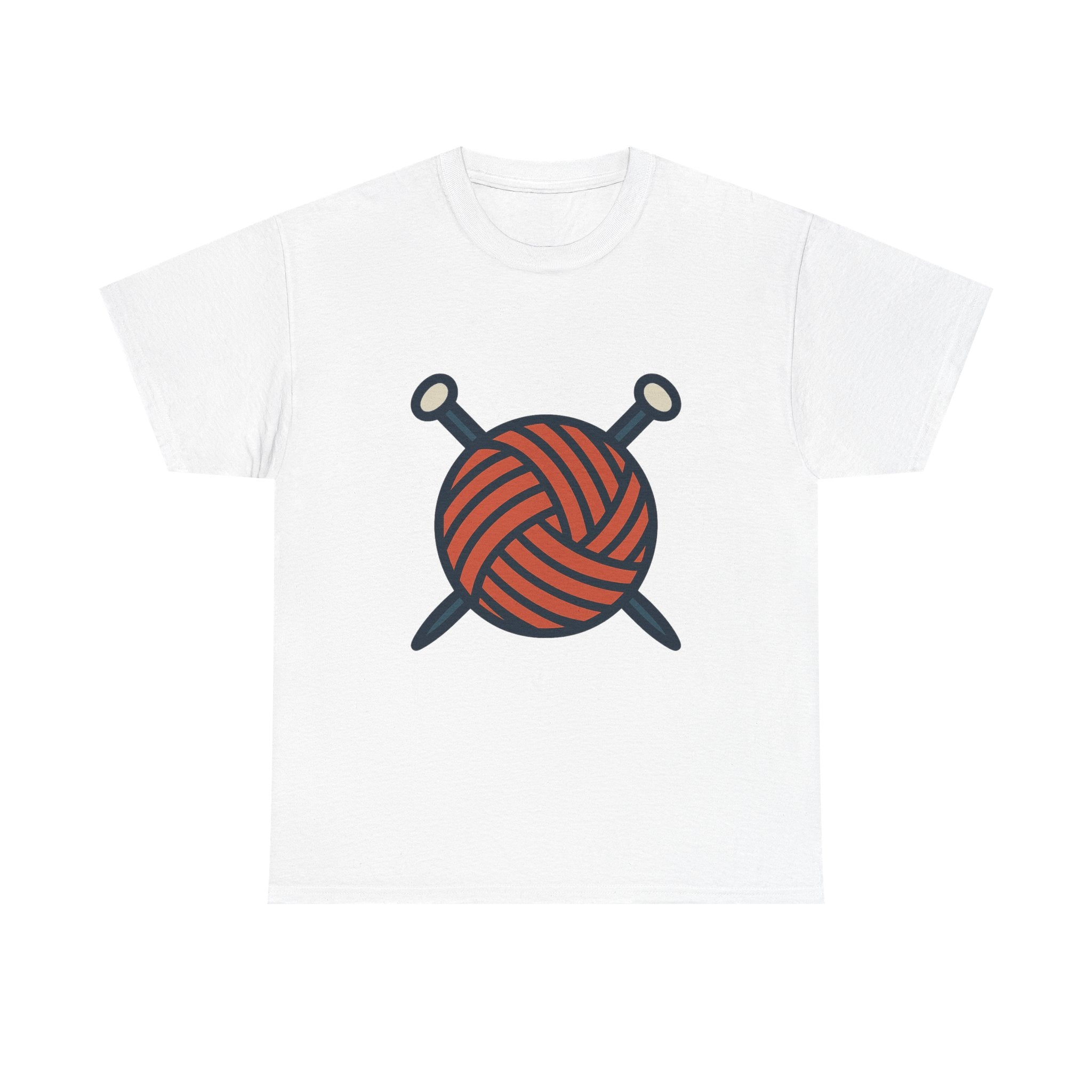 Premium Knitting Yarn Unisex T-Shirt - Soft Cotton Tee for Craft Lovers