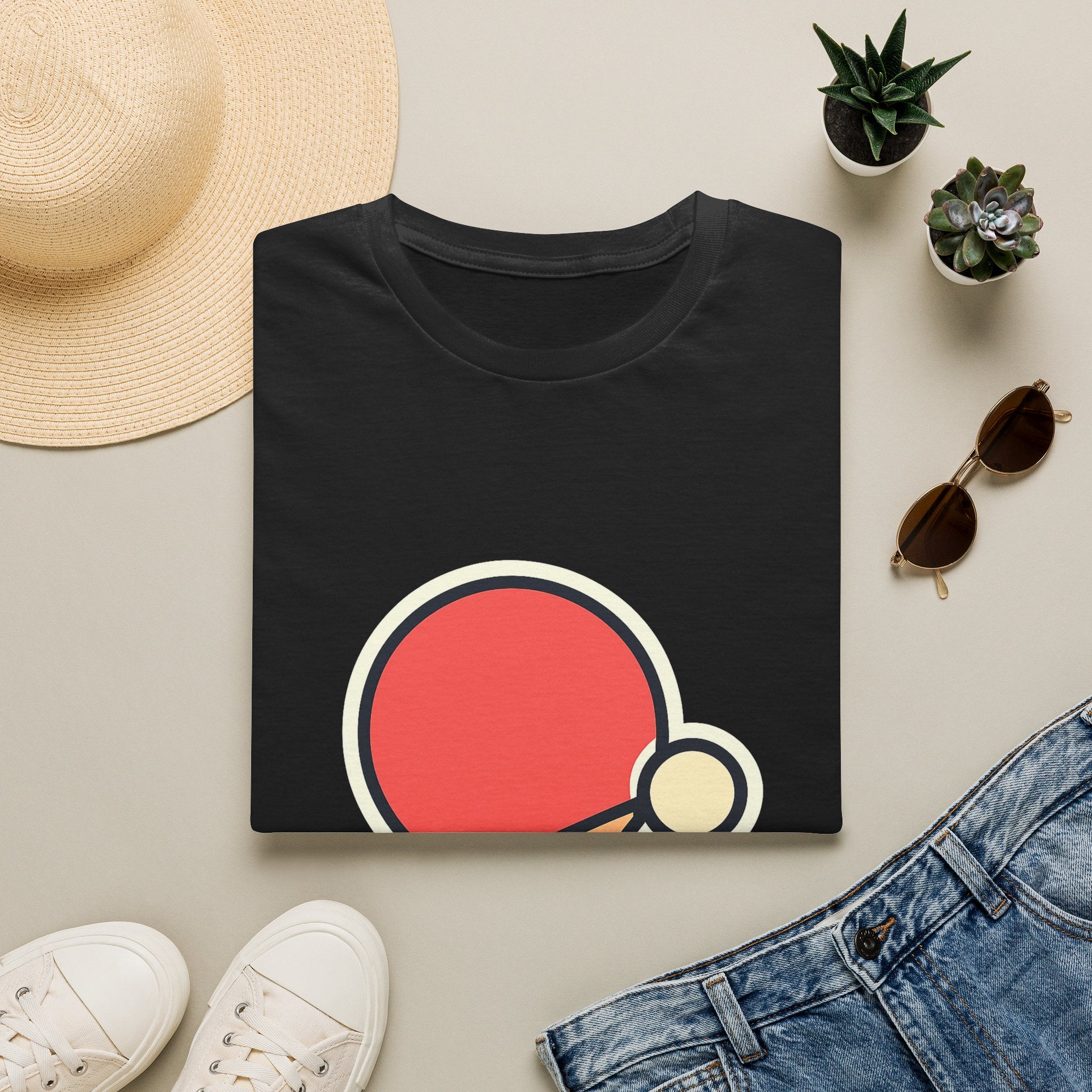 Ping Pong Table Tennis Unisex T-Shirt | Soft Comfortable Tee for Players