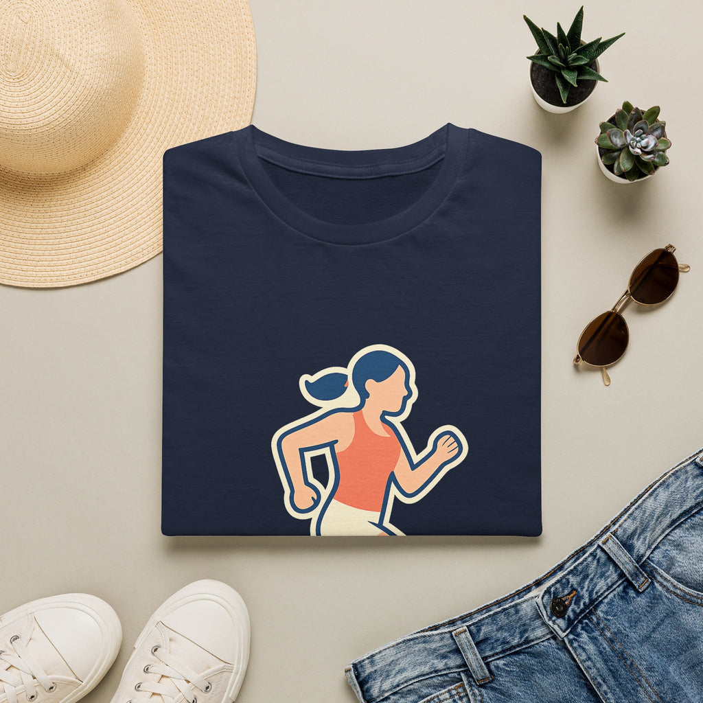Marathon Runner t-shirt with Marathon runner retirement design – retirement gift for a wife