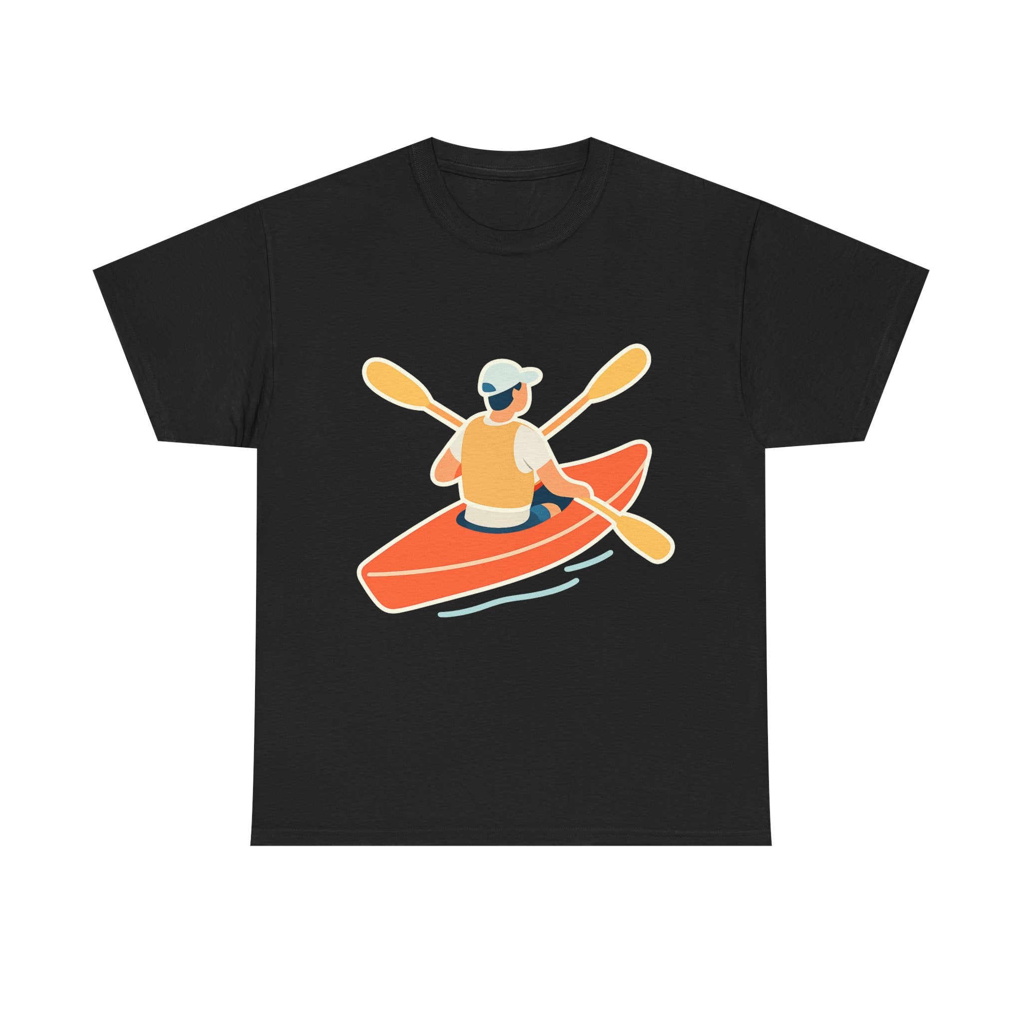 Kayaking Paddling Adventure Unisex T-Shirt - Soft Comfort Cotton Tee