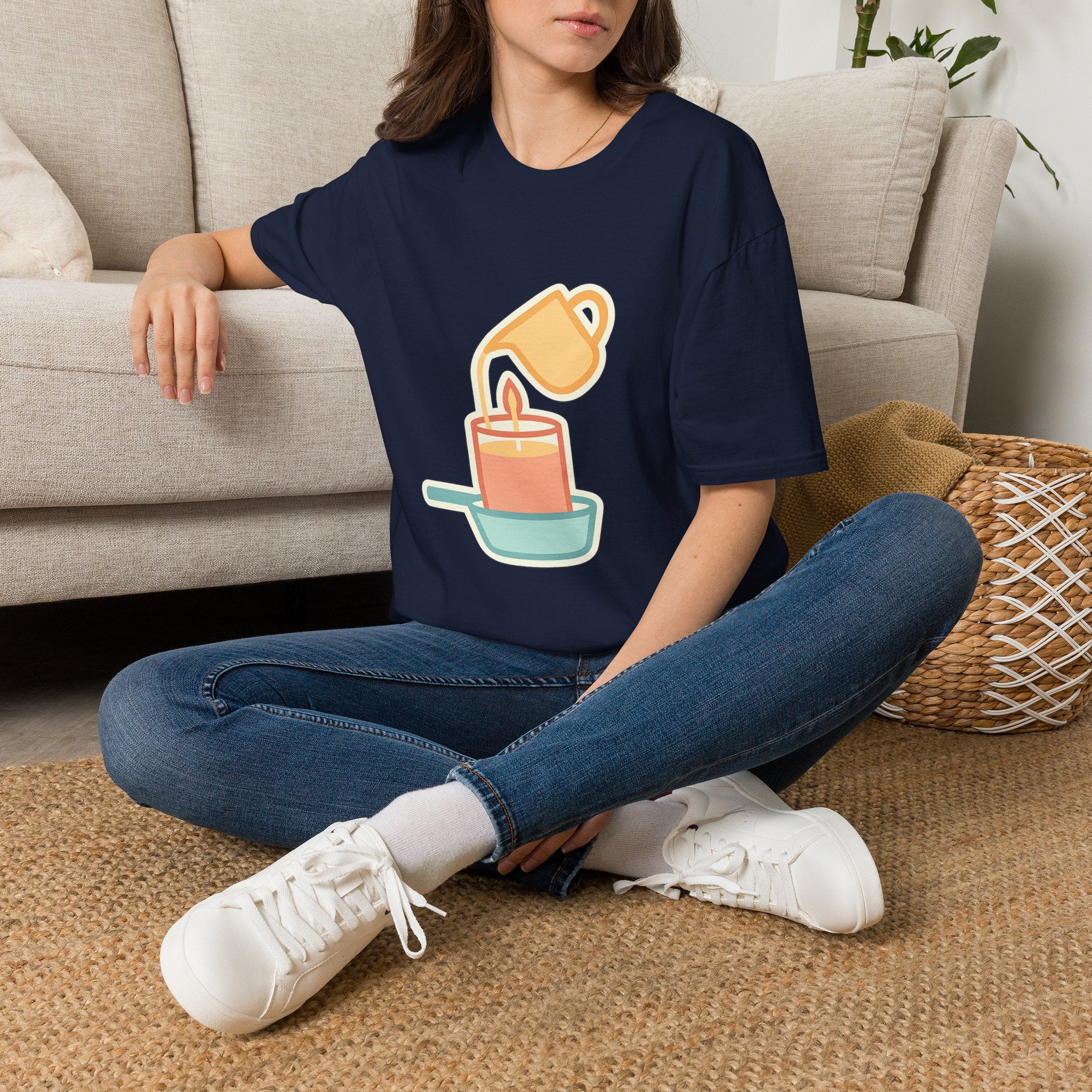Cosy candle making t-shirt – for the candle maker in your life