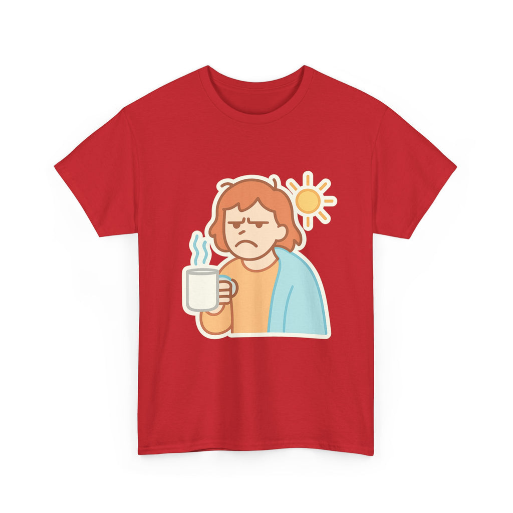 Grumpy Morning Person Unisex T-Shirt - Funny Coffee Lover Tee