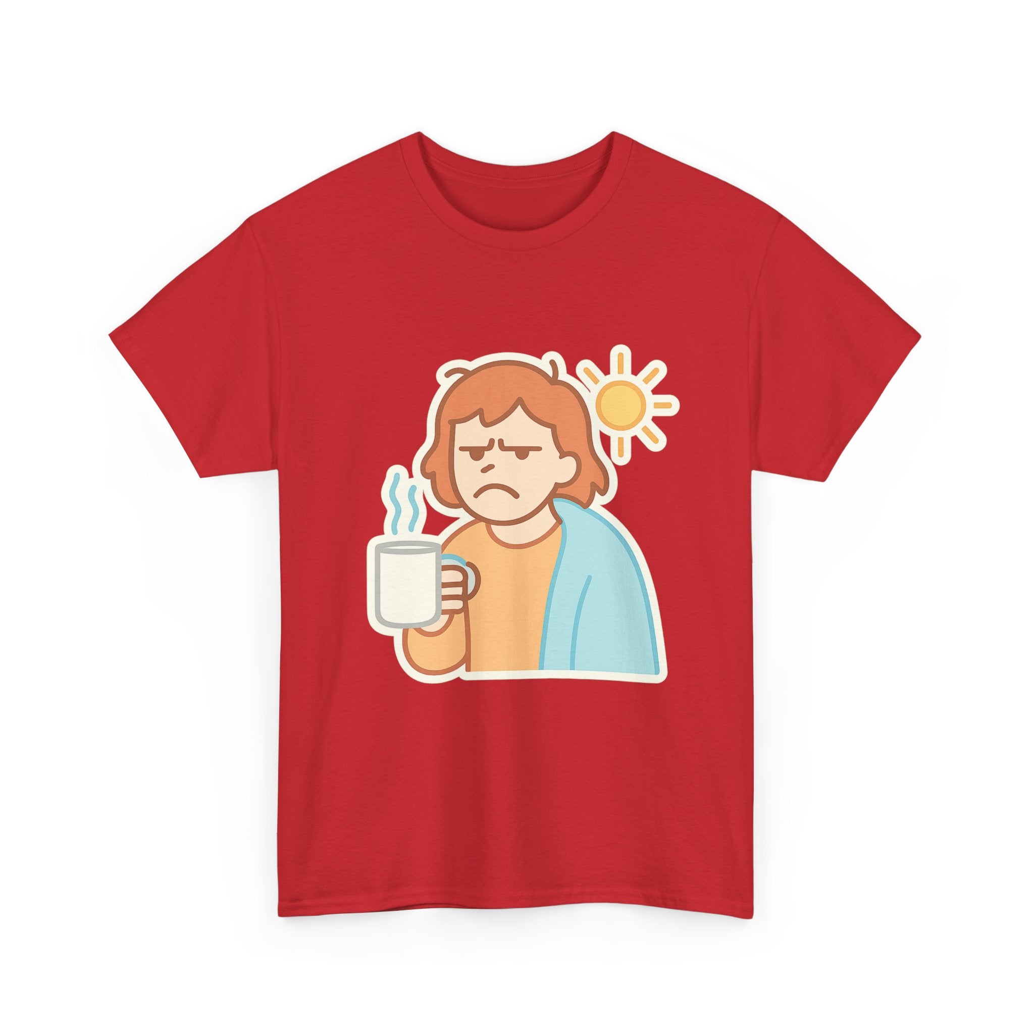 Grumpy Morning Person Unisex T-Shirt - Funny Coffee Lover Tee