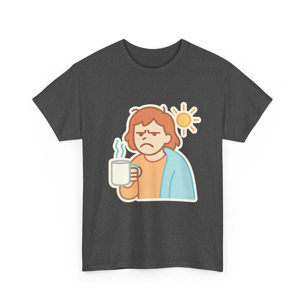Grumpy Morning Person Unisex T-Shirt - Funny Coffee Lover Tee