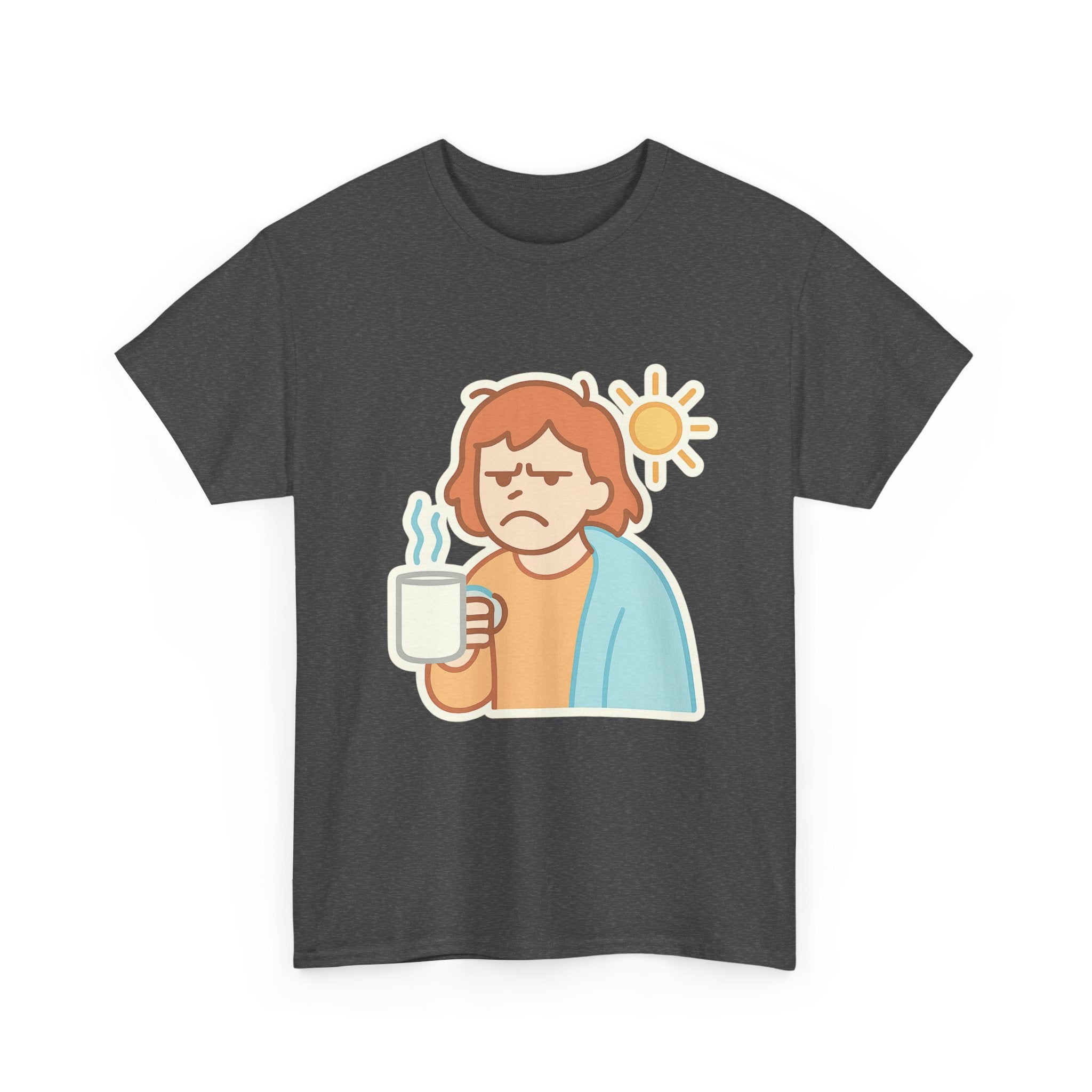 Grumpy Morning Person Unisex T-Shirt - Funny Coffee Lover Tee