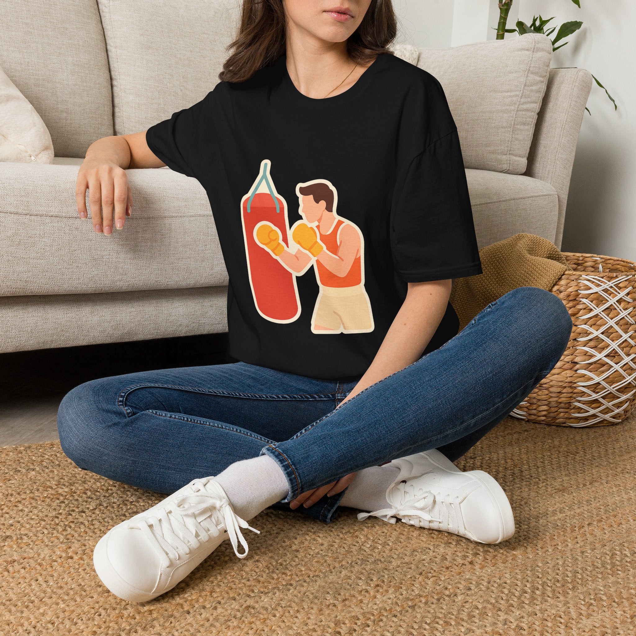 Premium Boxing Gym Unisex T-Shirt | Soft Comfortable Tee for Fight Fans