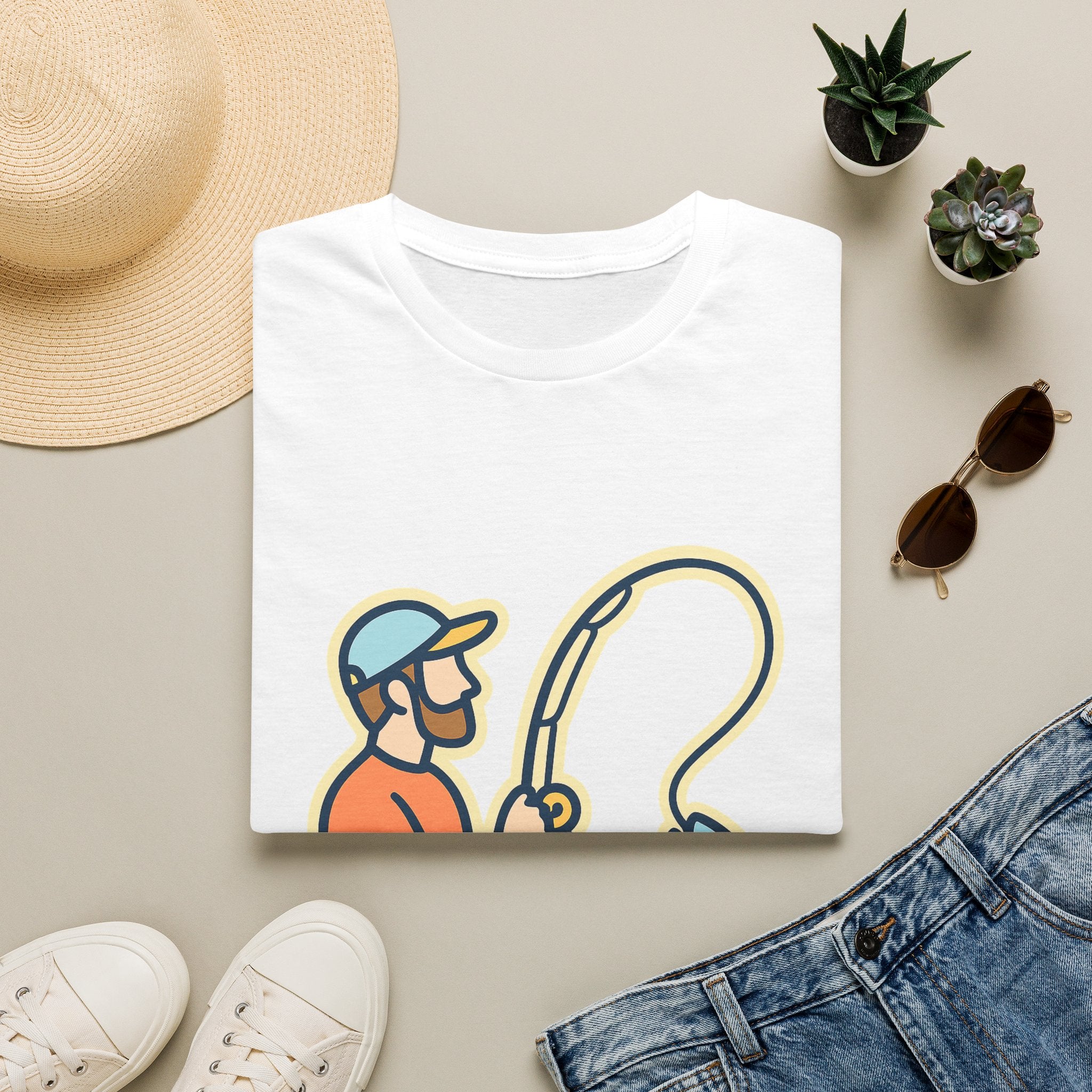 Fishing Life Unisex T-Shirt | Soft Comfort Tee for Anglers & Fishermen