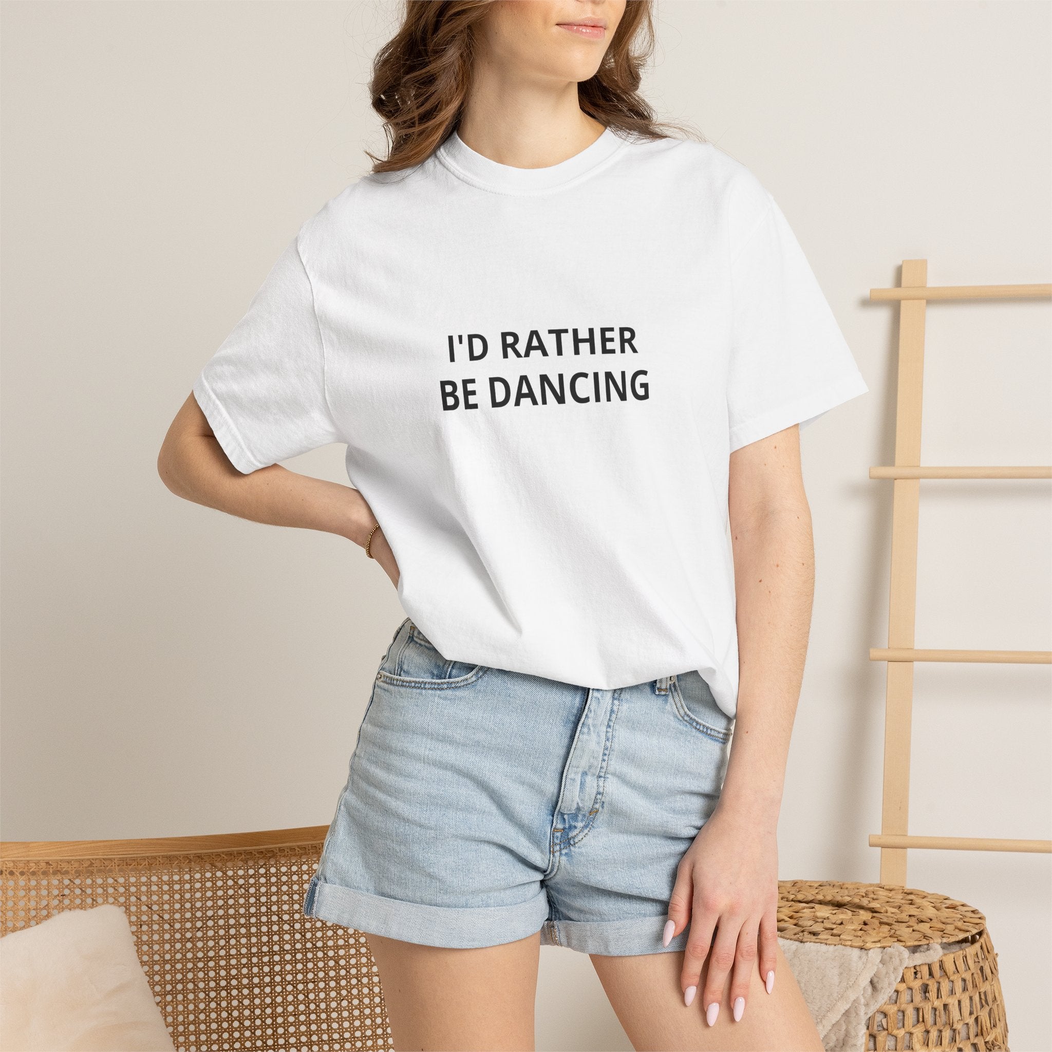 I'd Rather Be Dancing Garment-Dyed T-Shirt — product view 4 of 4