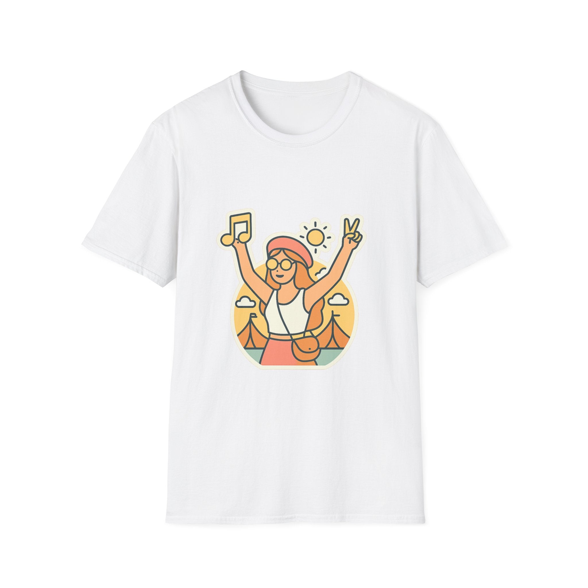 Music Festival Unisex T-Shirt - Perfect Anniversary Gift for Girlfriend