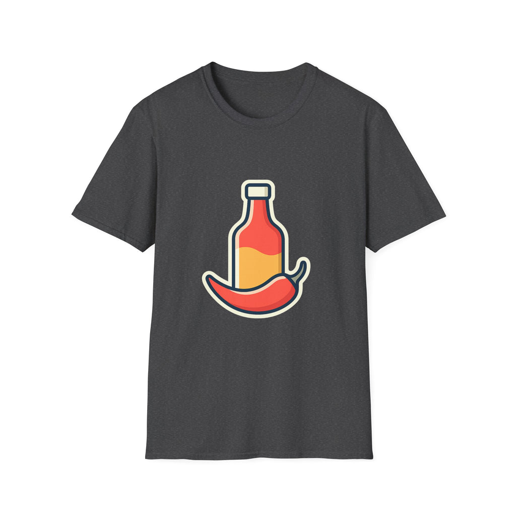 Hot Sauce & Chili Lover Unisex T-Shirt | Soft Cotton Tee for Spicy Food Fans
