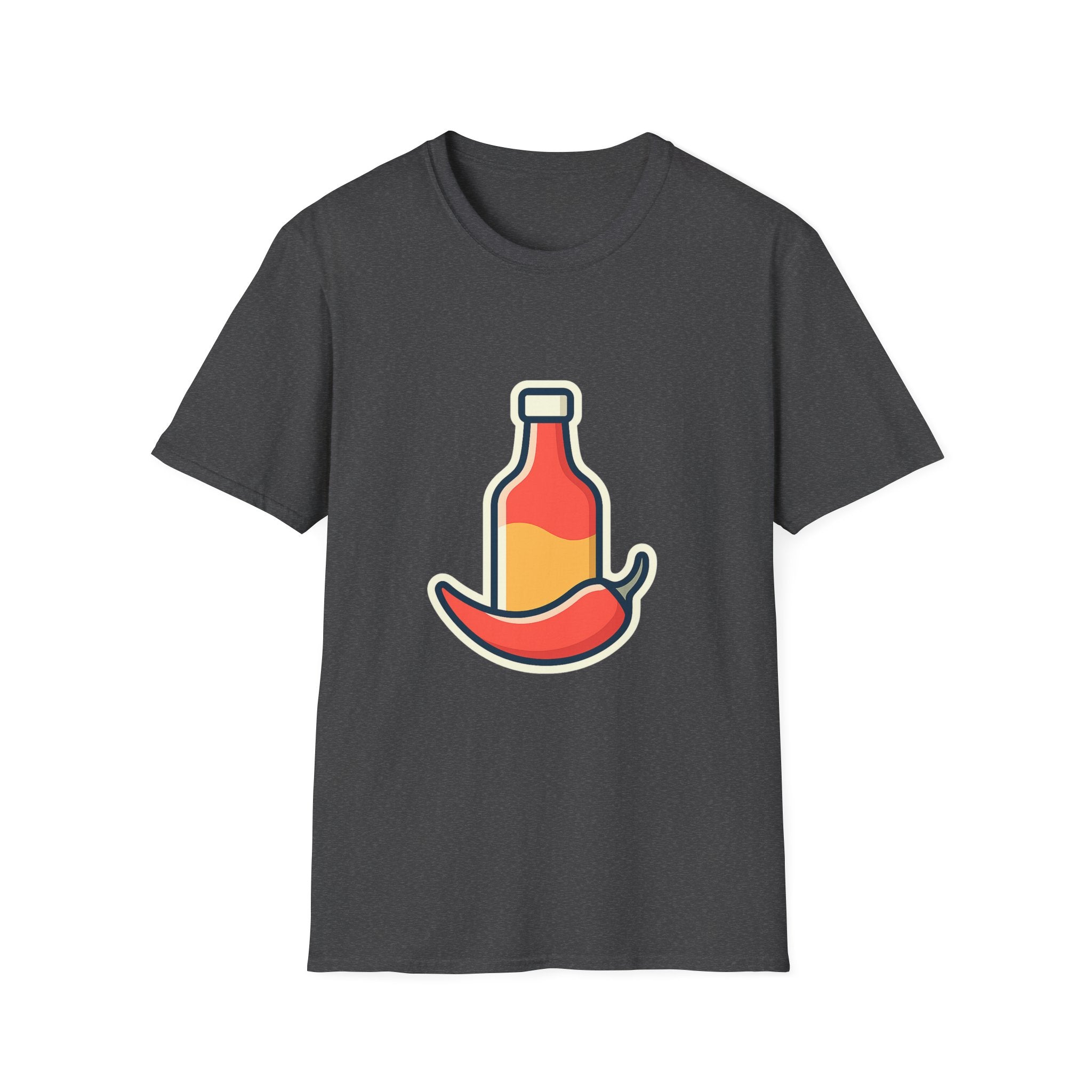Hot Sauce & Chili Lover Unisex T-Shirt | Soft Cotton Tee for Spicy Food Fans