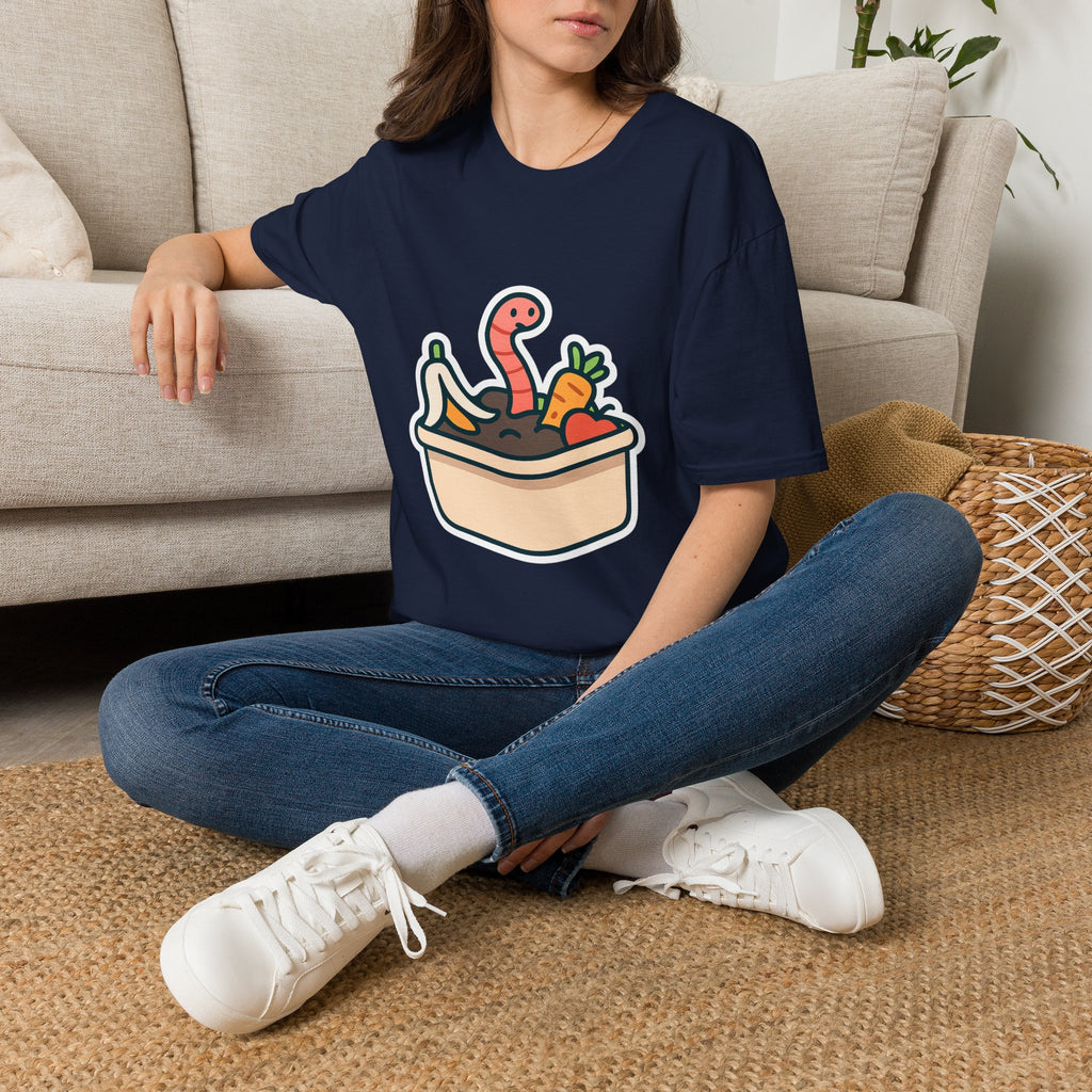 Vermicomposting T-Shirt | Worm Composting Tee for Eco-Conscious Gardeners