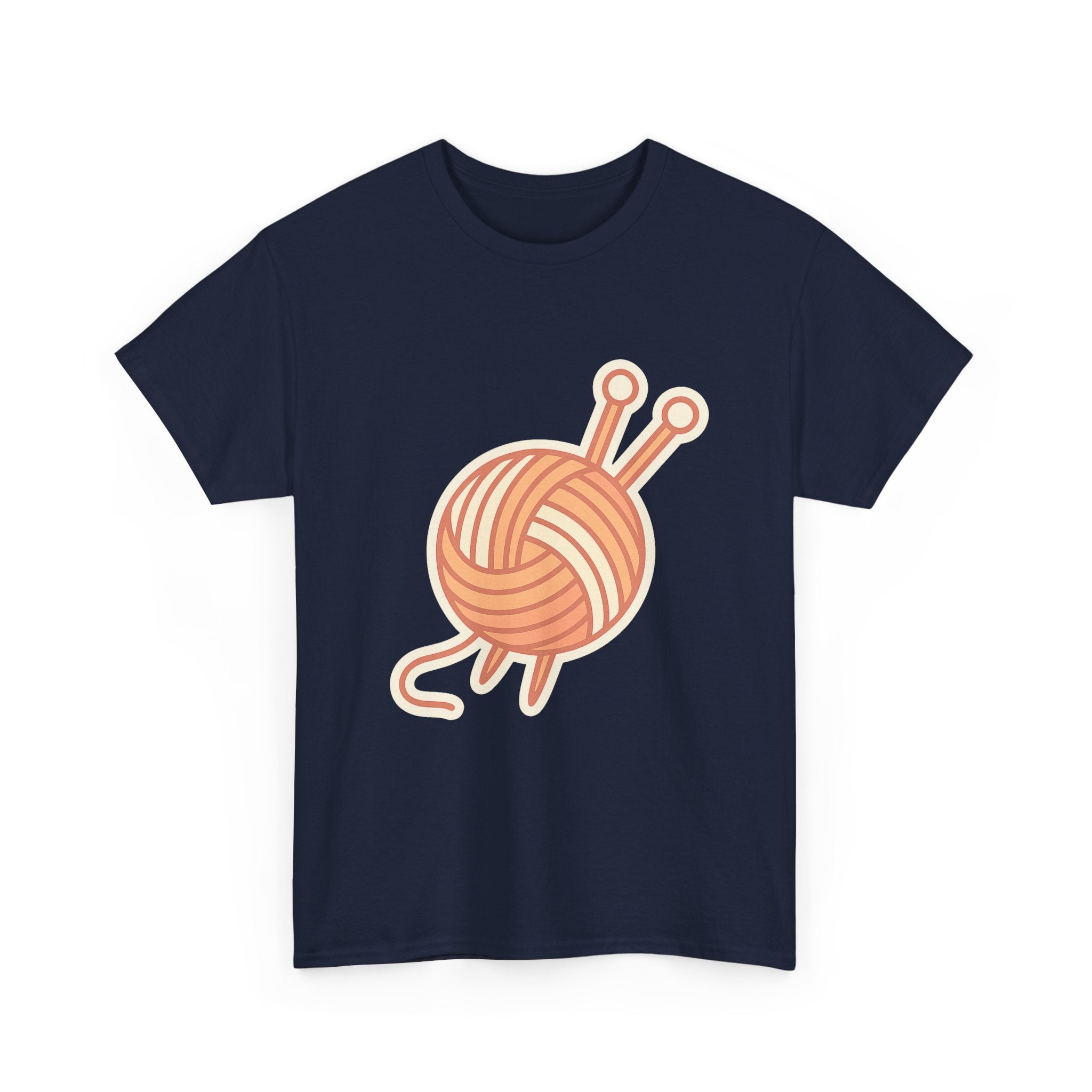 Premium Knitting Yarn Unisex T-Shirt - Soft Cotton Tee for Craft Lovers