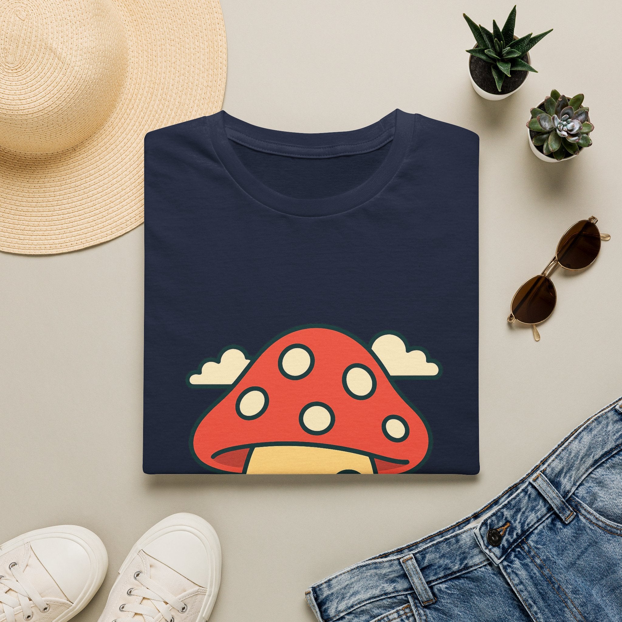 Mushroom Cottagecore T-Shirt | Unisex Soft Tee & Forest Aesthetic Gift