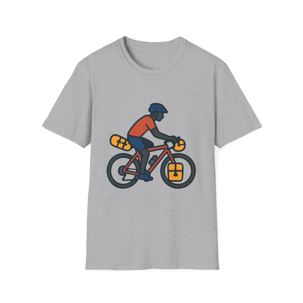 Soft bikepacking t-shirt – gift for cyclists