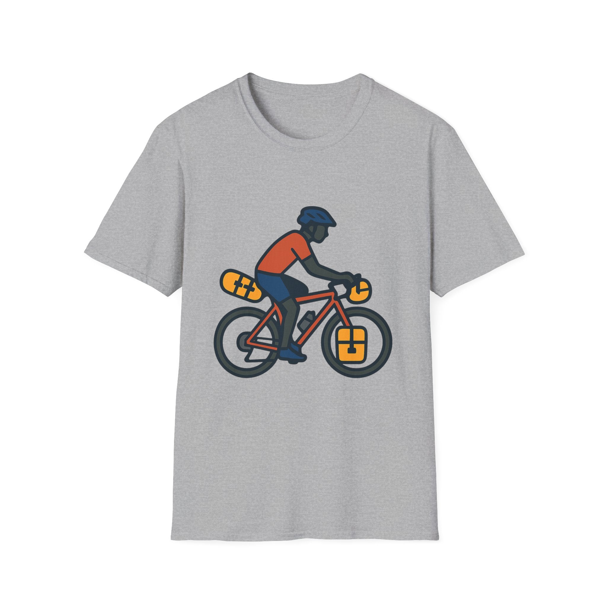 Soft bikepacking t-shirt – gift for cyclists