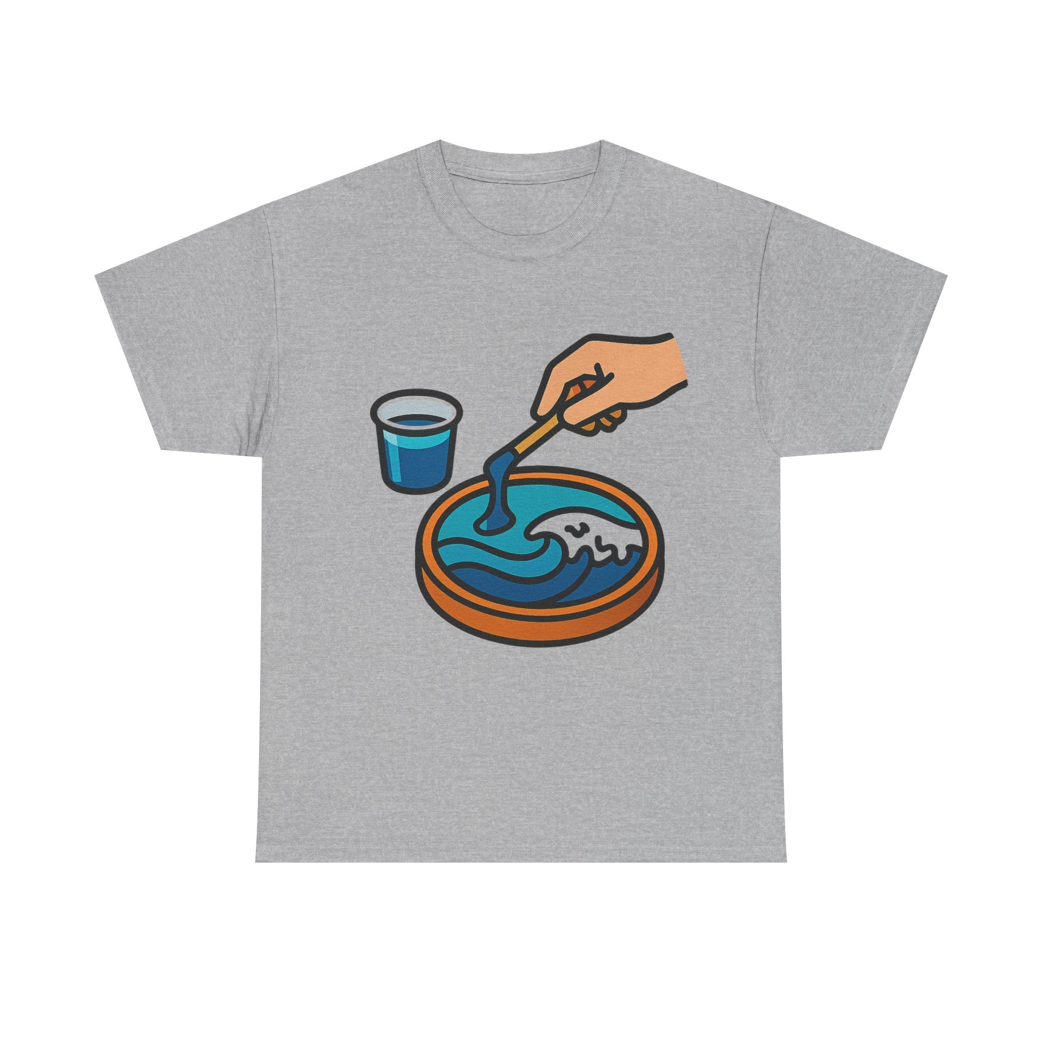 Resin Art Unisex T-Shirt | Unique Abstract Design Tee for Art Lovers