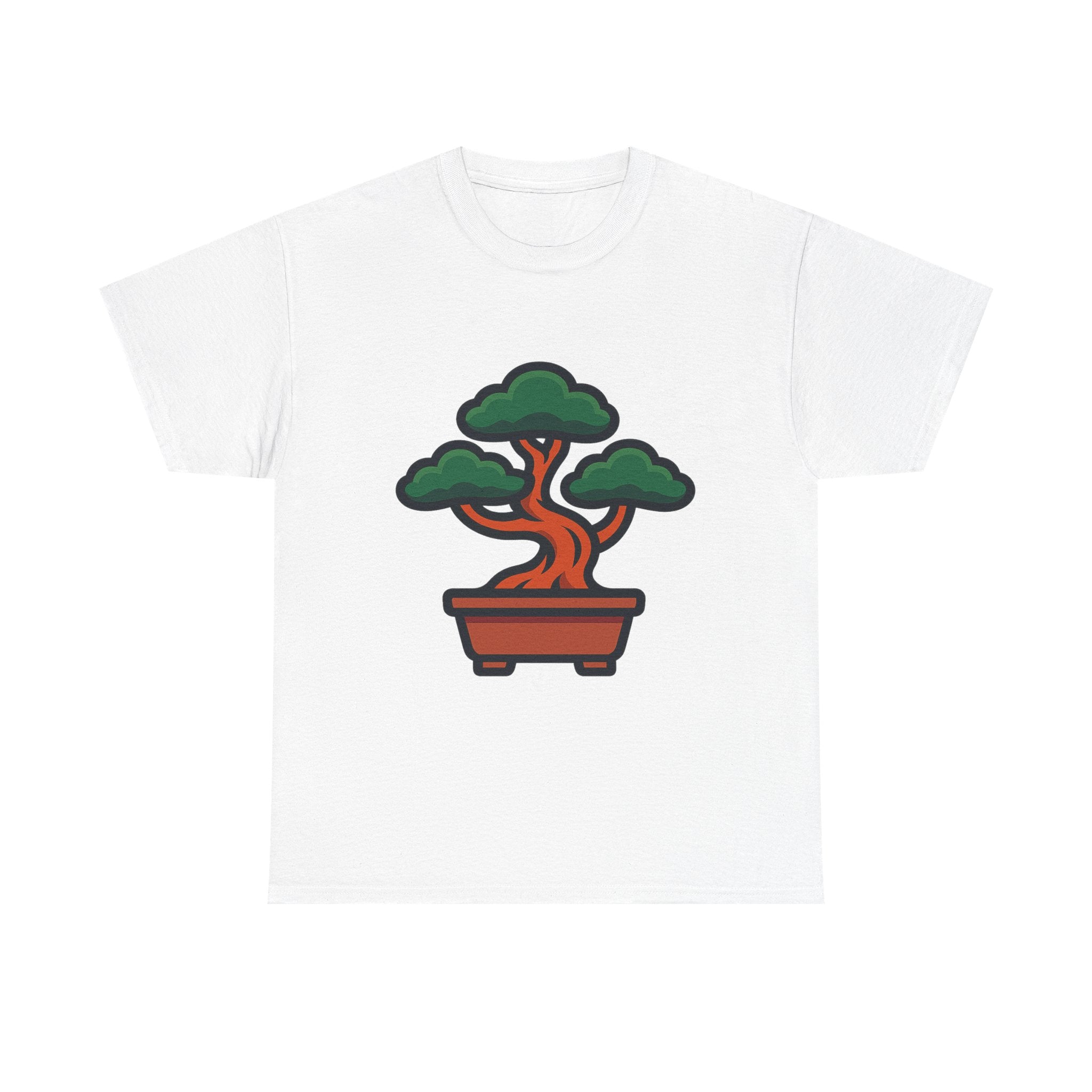 Bonsai Tree Unisex T-Shirt | Minimalist Art Tee for Nature Lovers