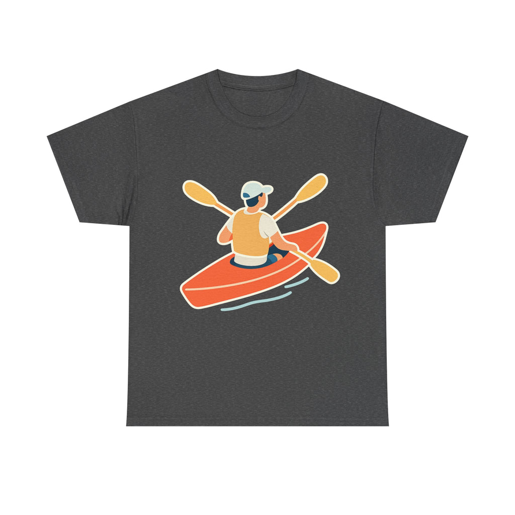 Kayaking Paddling Adventure Unisex T-Shirt - Soft Comfort Cotton Tee