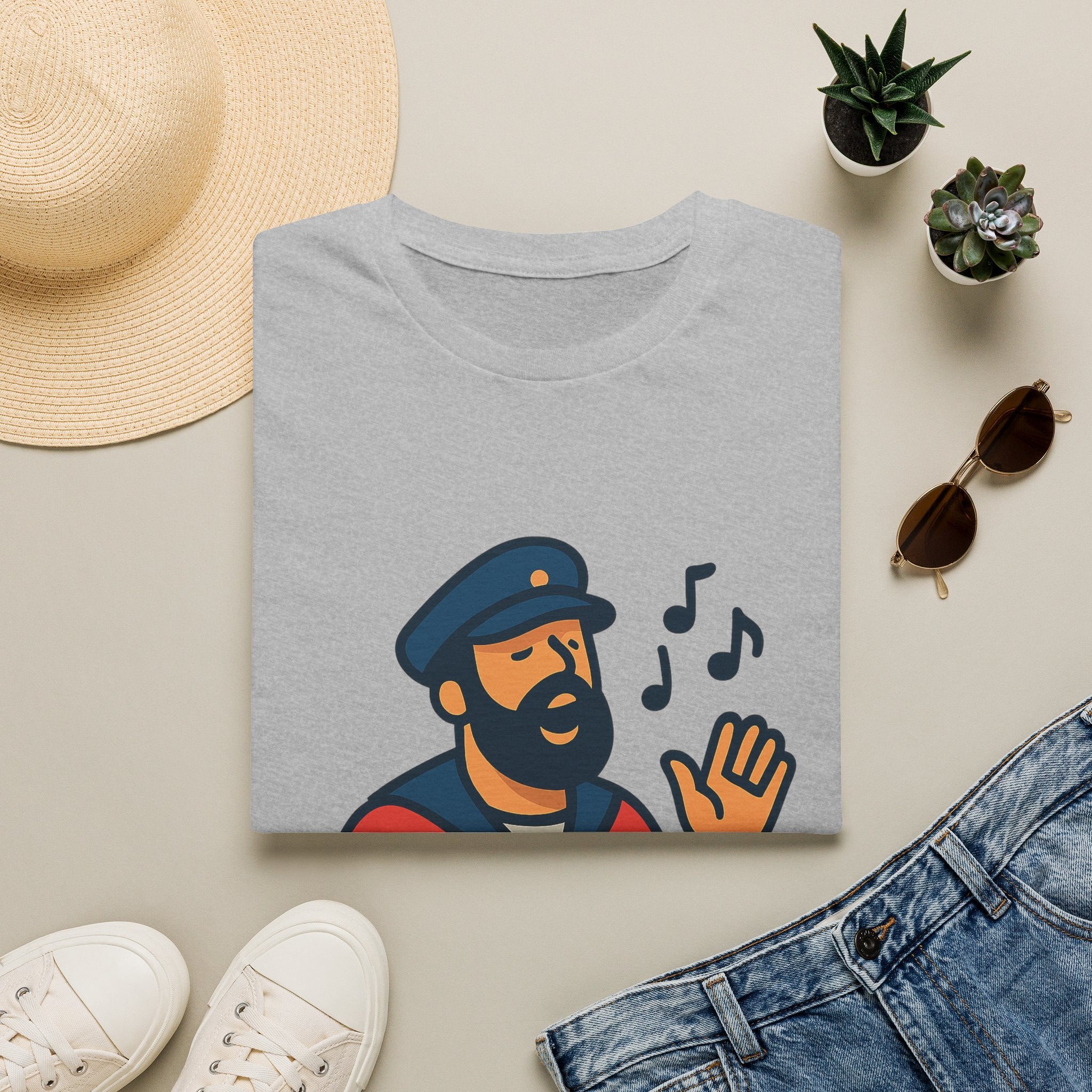 Sea Shanty Singing t-shirt with sea shanty singing design – gift for sea shanty singing lovers
