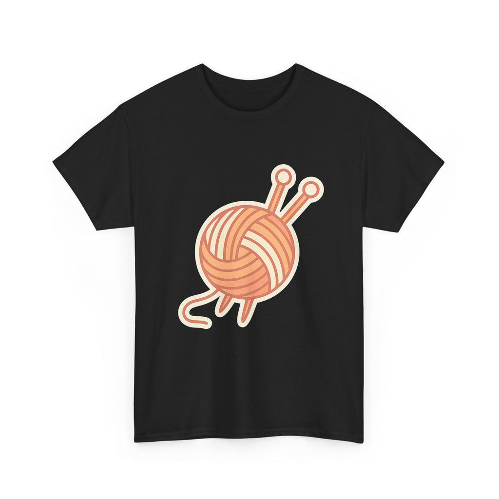 Premium Knitting Yarn Unisex T-Shirt - Soft Cotton Tee for Craft Lovers