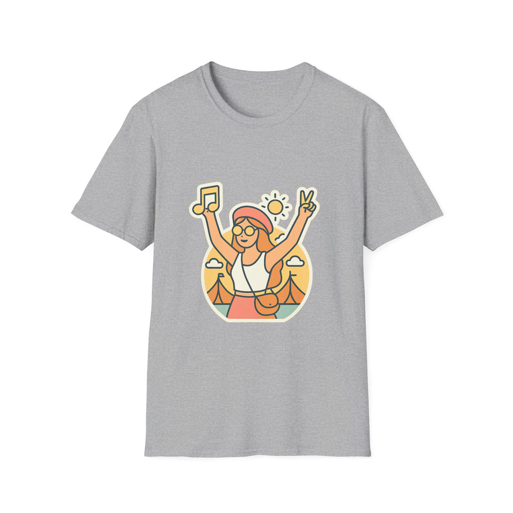 Music Festival Unisex T-Shirt - Perfect Anniversary Gift for Girlfriend