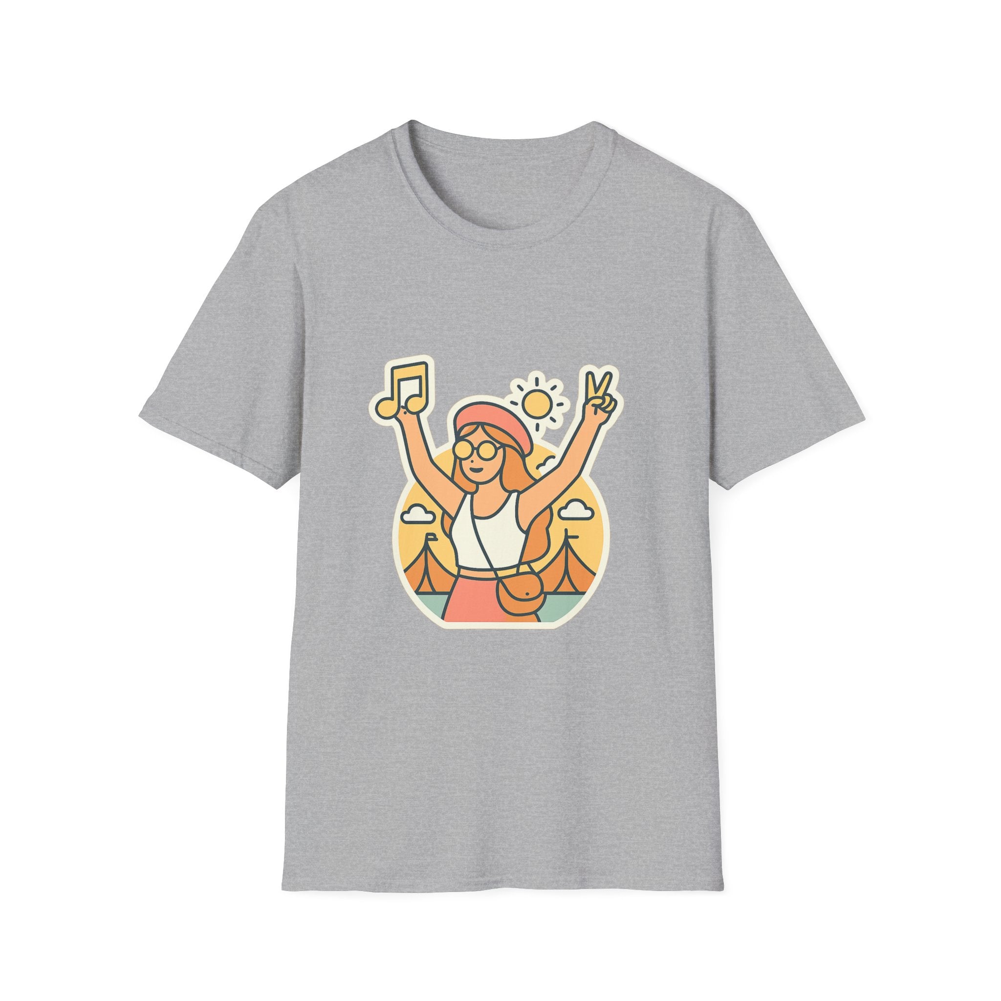 Music Festival Unisex T-Shirt - Perfect Anniversary Gift for Girlfriend