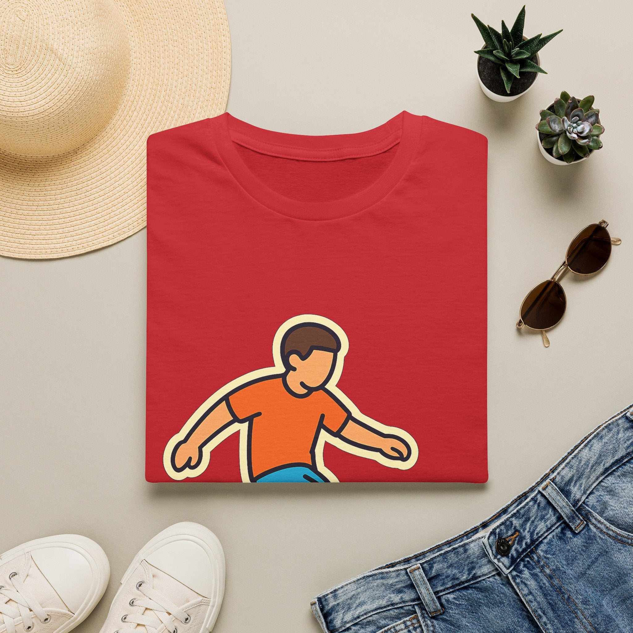 Premium Unisex Soccer Football T-Shirt | Soft Comfortable Tee for Fans