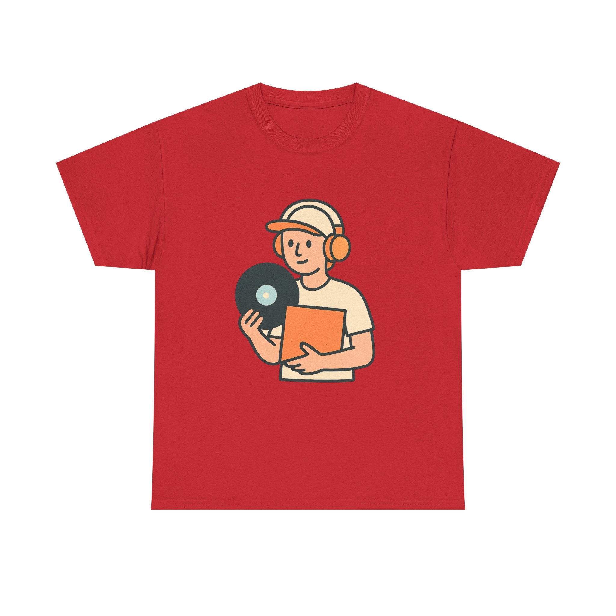 Vintage Vinyl Record Collector Unisex T-Shirt | Music Lover Tee