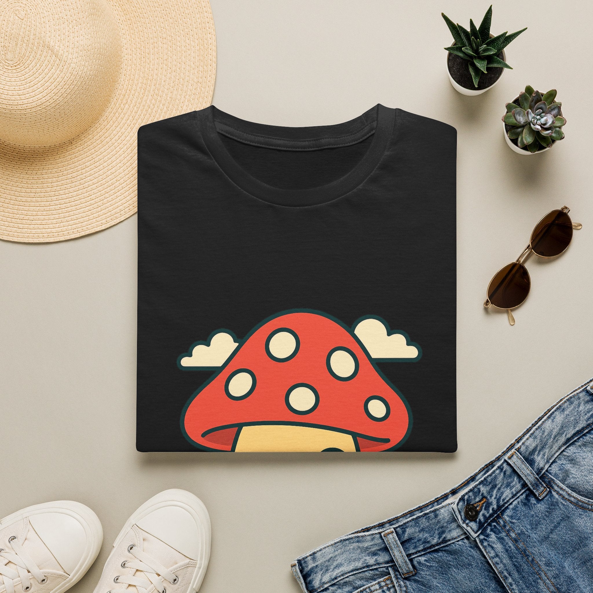 Mushroom Cottagecore T-Shirt | Unisex Soft Tee & Forest Aesthetic Gift
