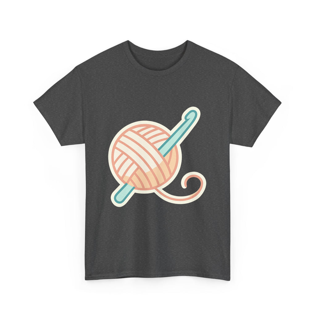 Crochet Addict Unisex T-Shirt | Soft Comfort Tee for Yarn Lovers