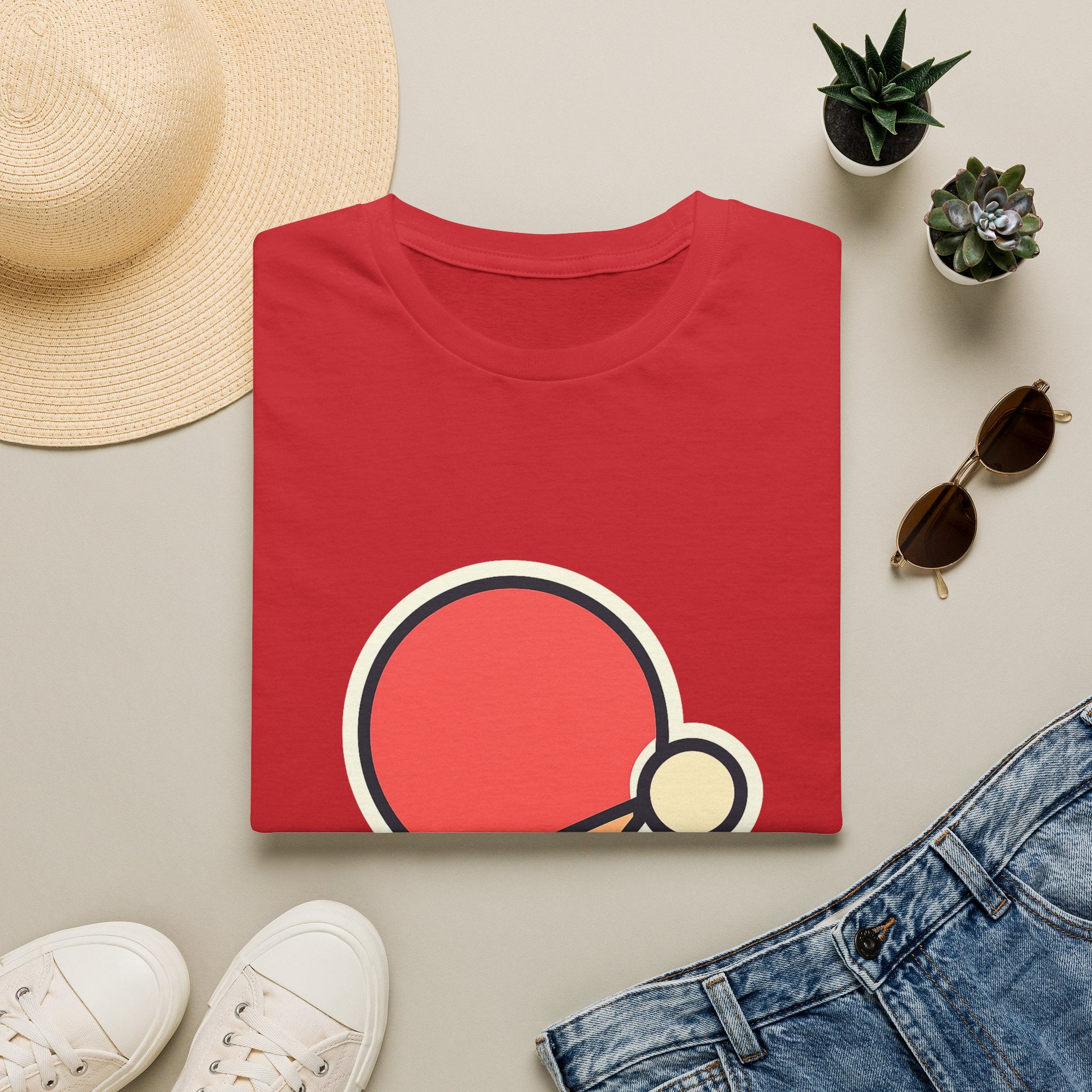 Ping Pong Table Tennis Unisex T-Shirt | Soft Comfortable Tee for Players