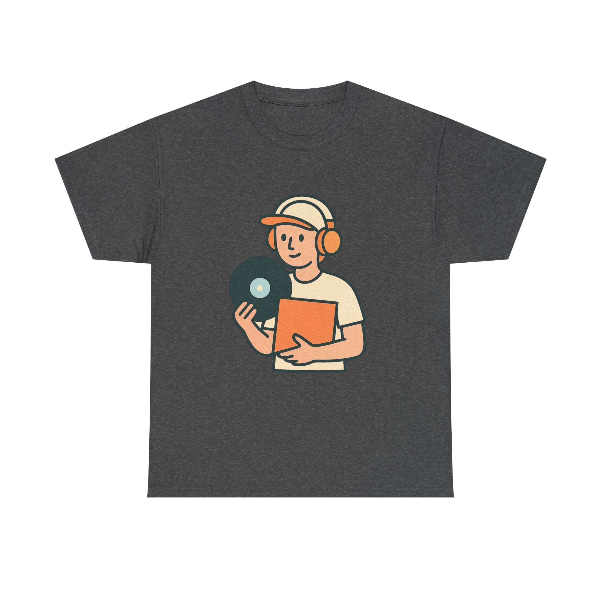 Vintage Vinyl Record Collector Unisex T-Shirt | Music Lover Tee