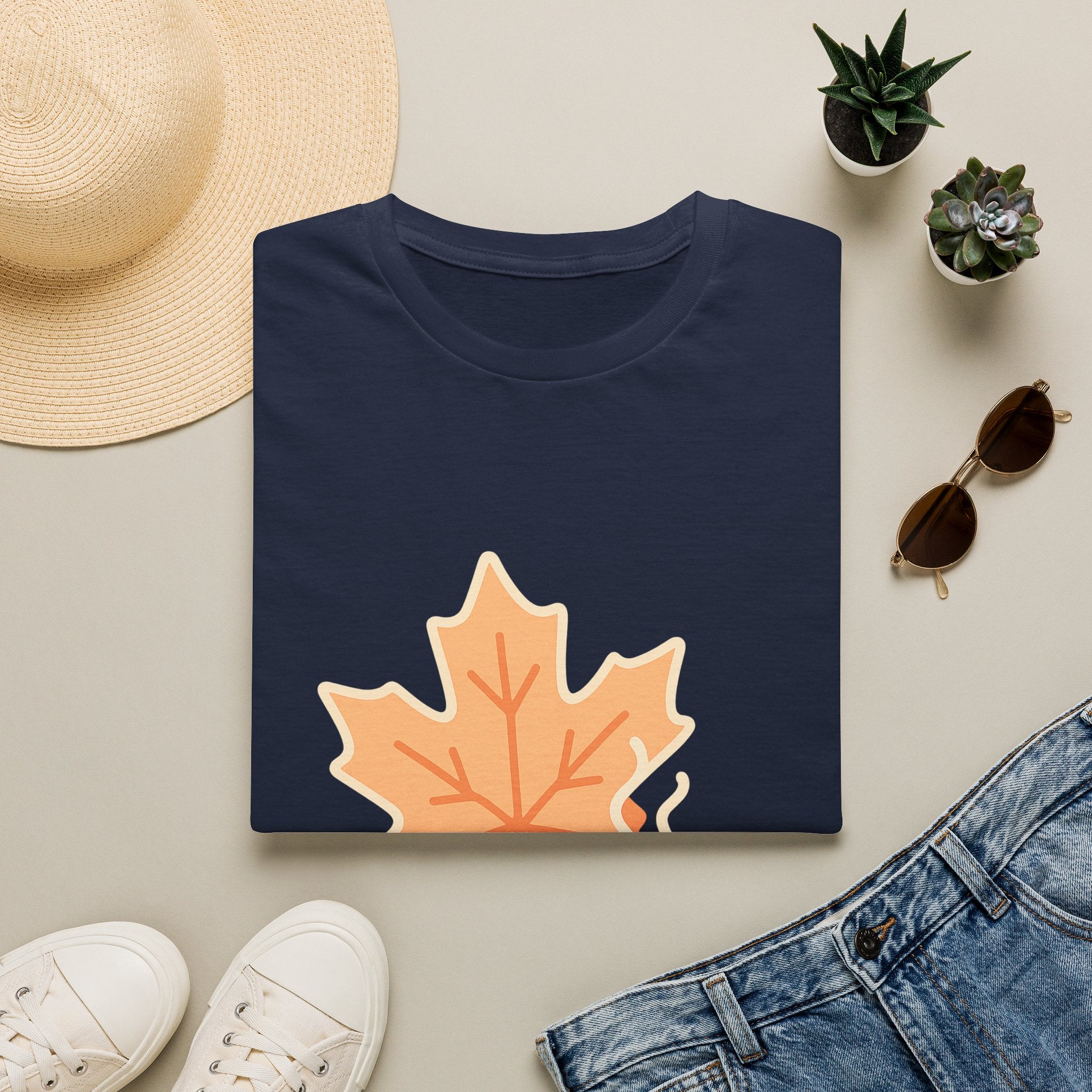 Autumn Fall Vibes Unisex T-Shirt - Cozy Seasonal Comfort Tee