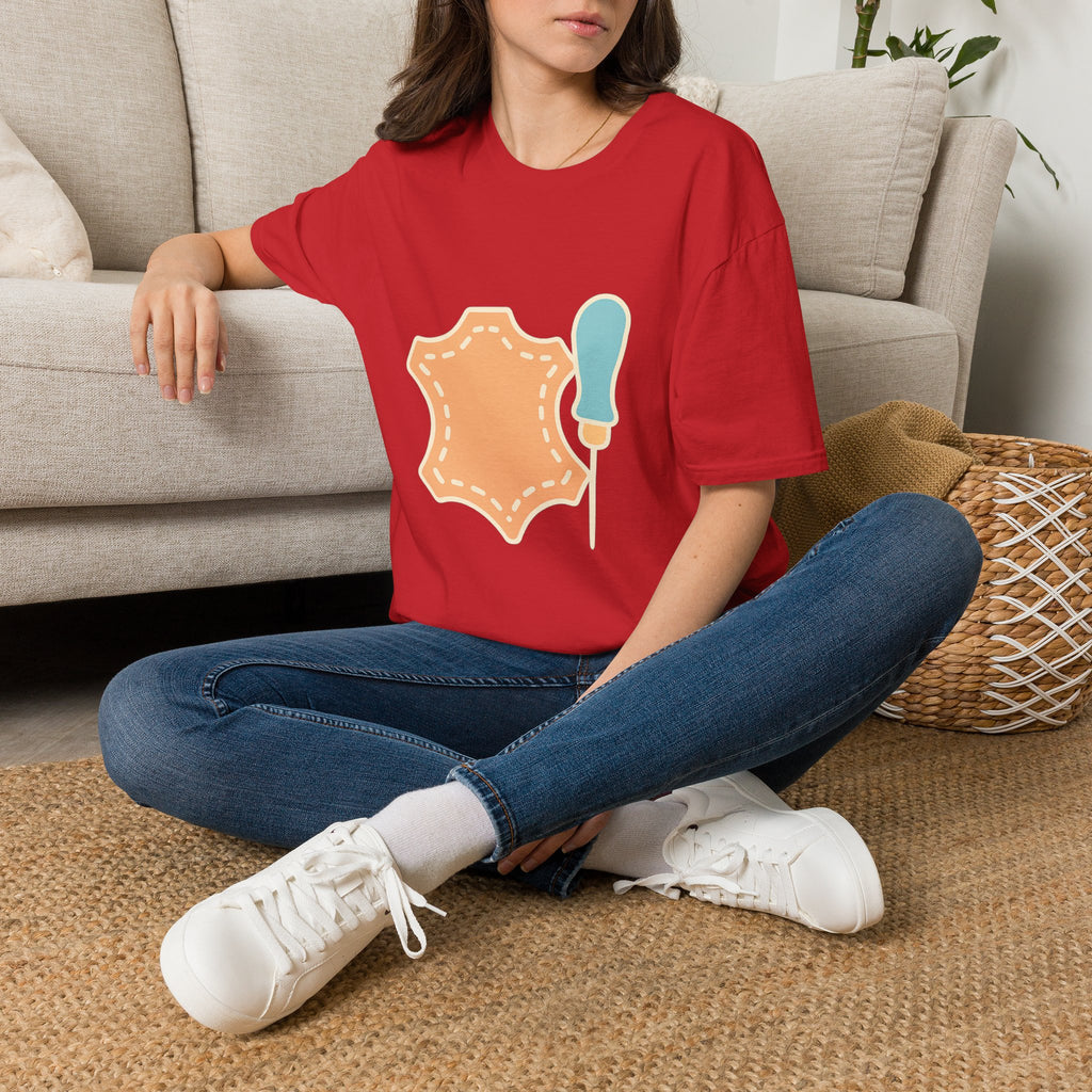 Leathercraft Gift T-Shirt — Just Because Gift for Best Friend