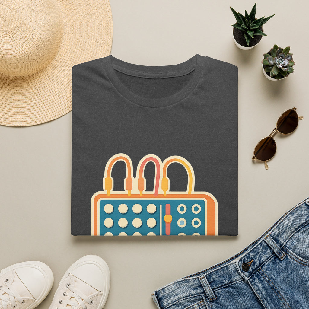 Modular Synthesis t-shirt with synthesizer modular design – gift for synth enthusiasts